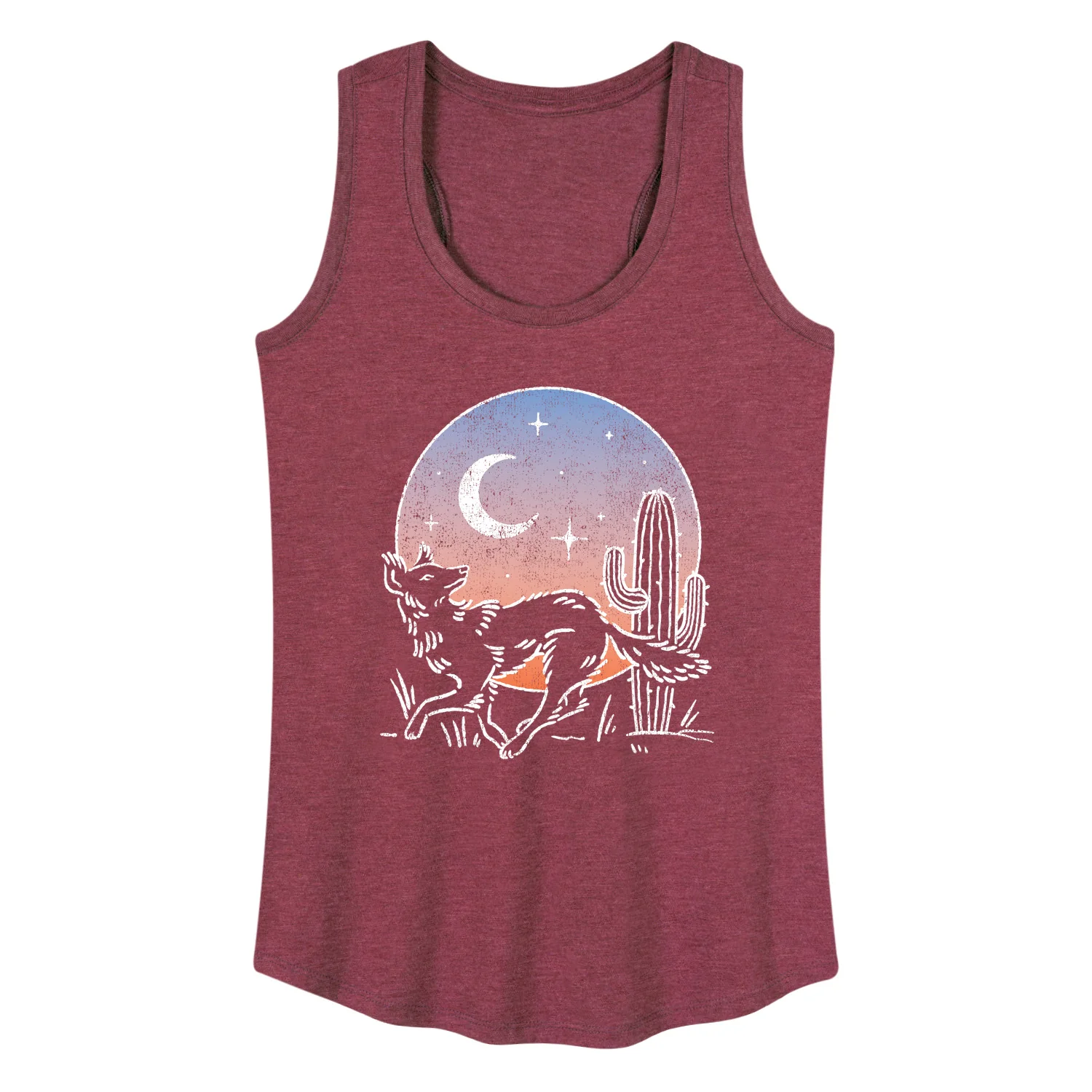 Instant Message - Desert Coyote - Women's Racerback Tank Top - Image 4