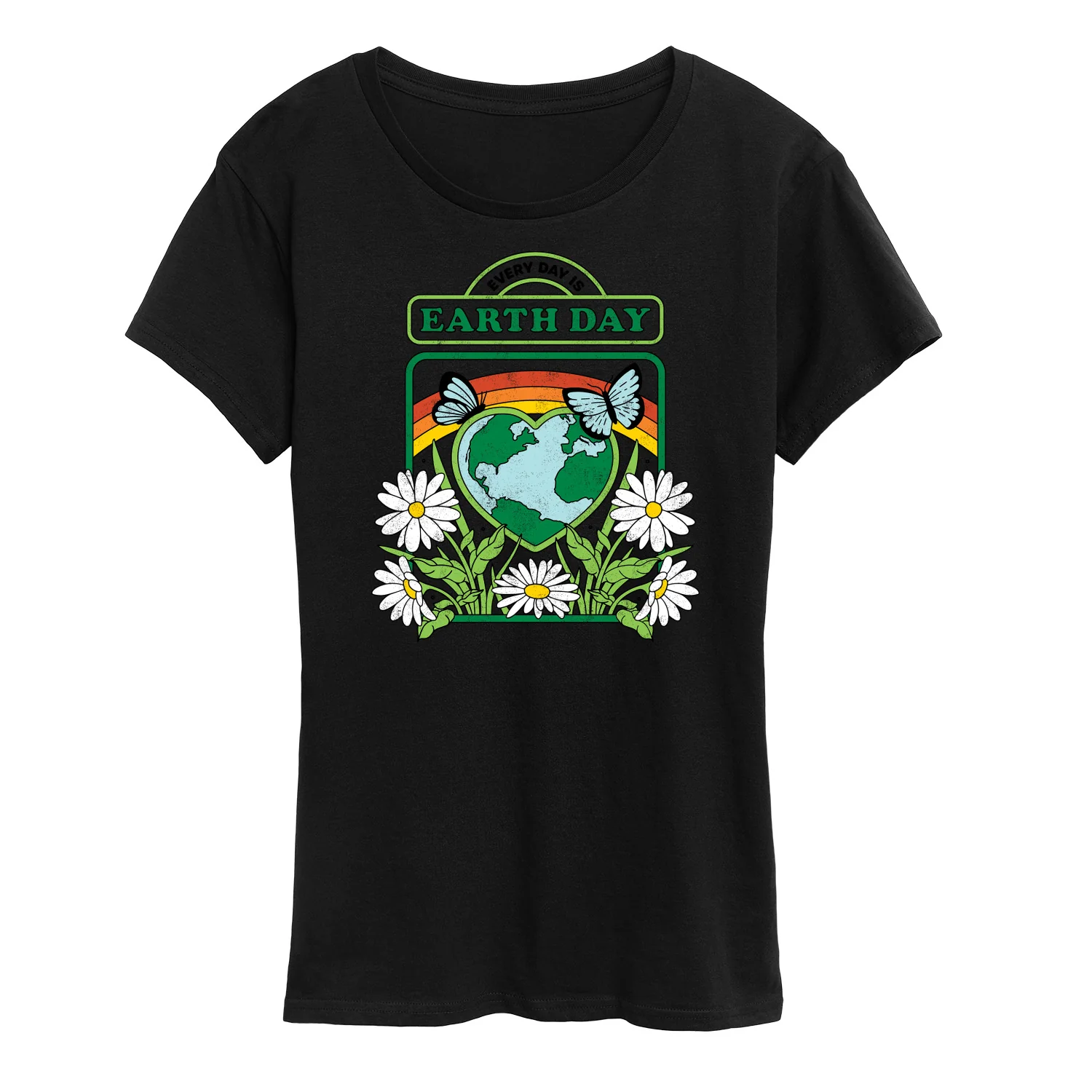 Instant Message - Everyday Is Earth Day - Women's Short Sleeve Graphic T-Shirt