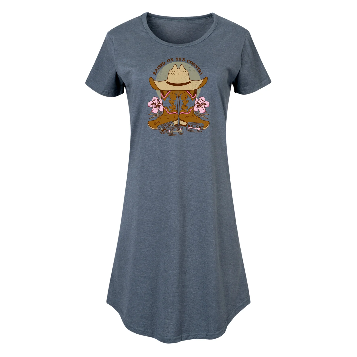 Instant Message - Raised On 90's Country - Women's Any Way Dress - Image 2