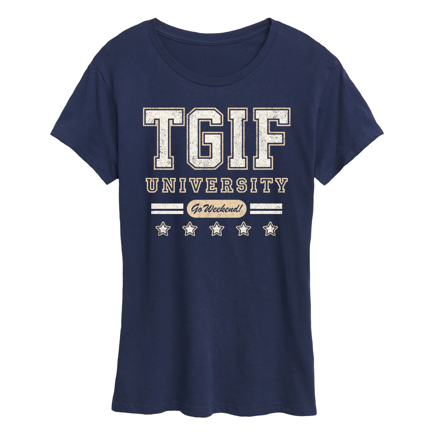 Instant Message - Tgif University - Women's Short Sleeve Graphic T-Shirt - Image 4