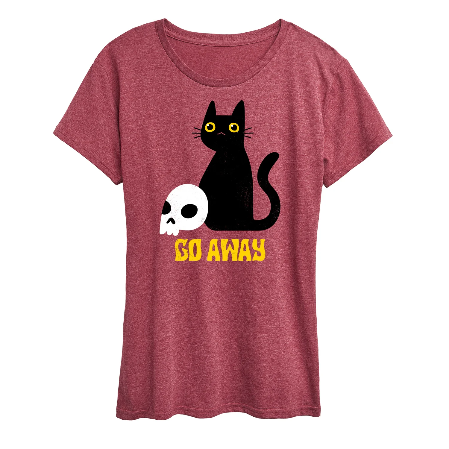 Instant Message - Cat Lovers - Go Away - Women's Short Sleeve Graphic T-Shirt