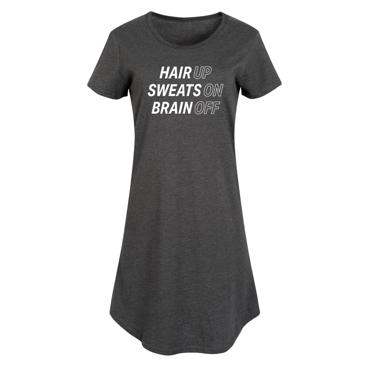 Instant Message - Hair Up Sweats On Brain Off - Women's Any Way Dress - Image 3