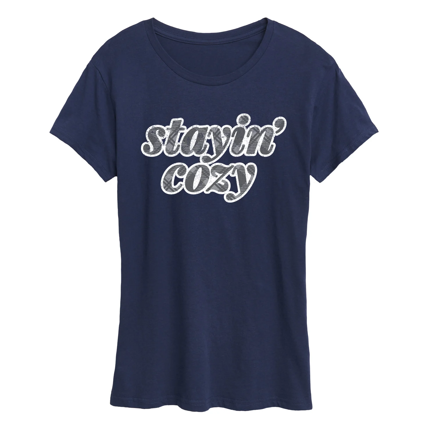 Instant Message - Stayin Cozy - Women's Short Sleeve Graphic T-Shirt