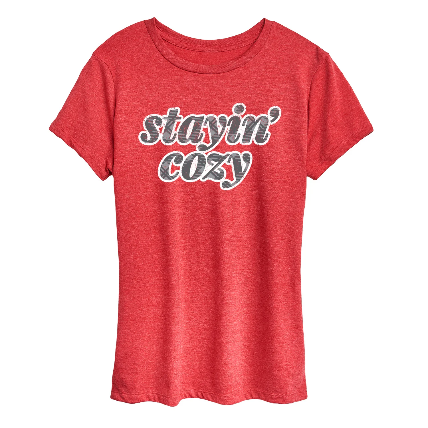Instant Message - Stayin Cozy - Women's Short Sleeve Graphic T-Shirt - Image 3