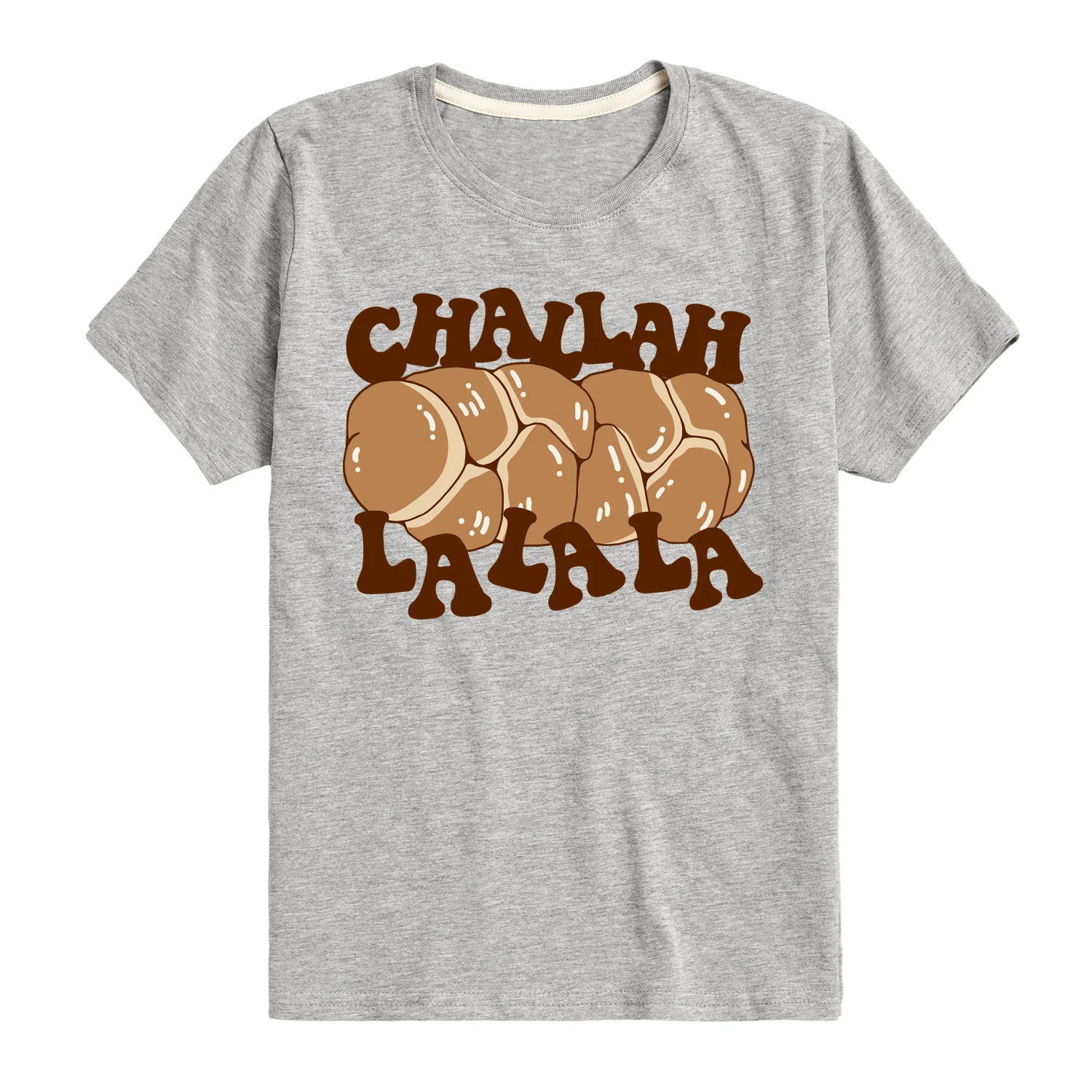 Instant Message - Challah La La La - Youth Short Sleeve Graphic T-shirt - Image 2