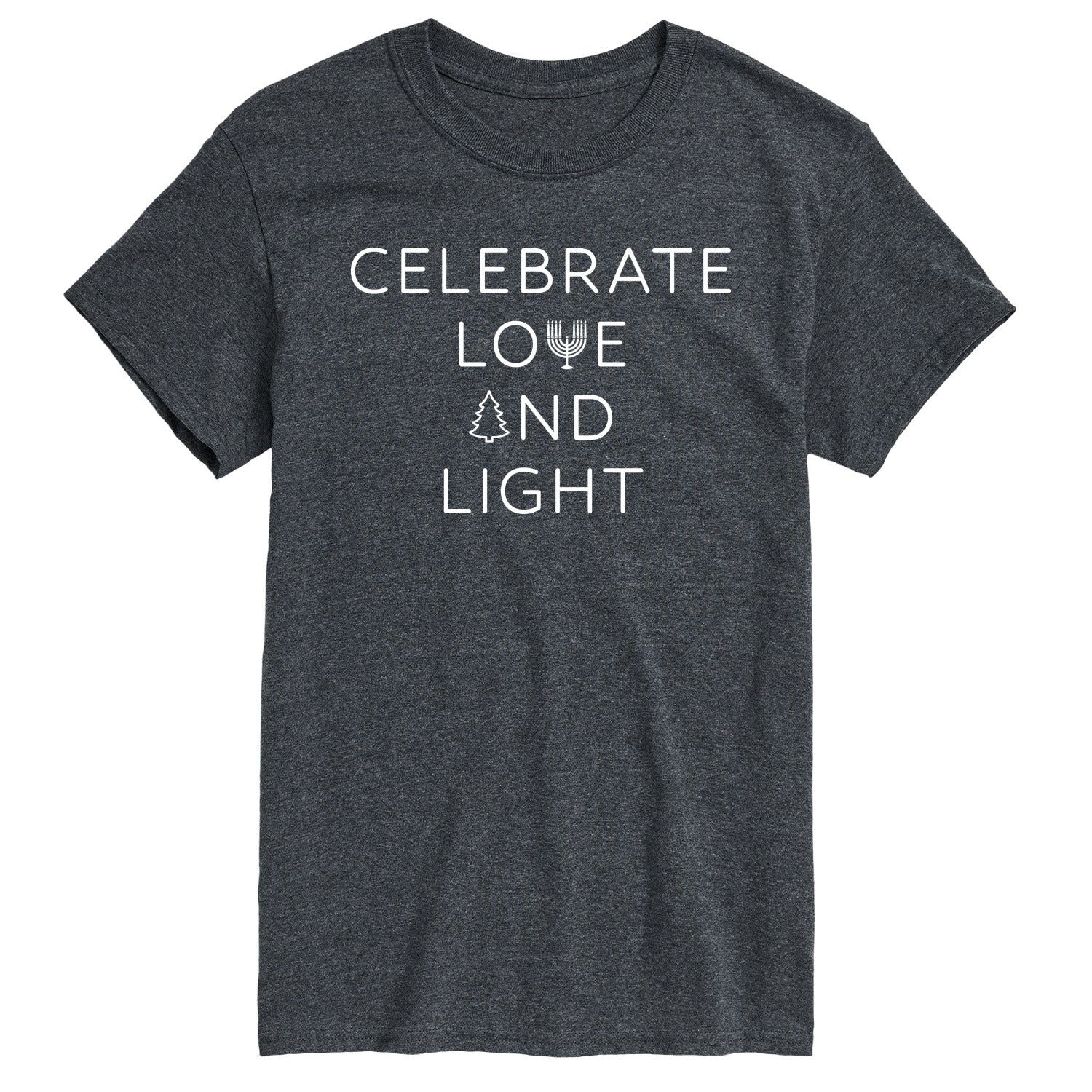 Instant Message - Celebrate Love And Light - Men's Short Sleeve Graphic T-shirt - Image 3