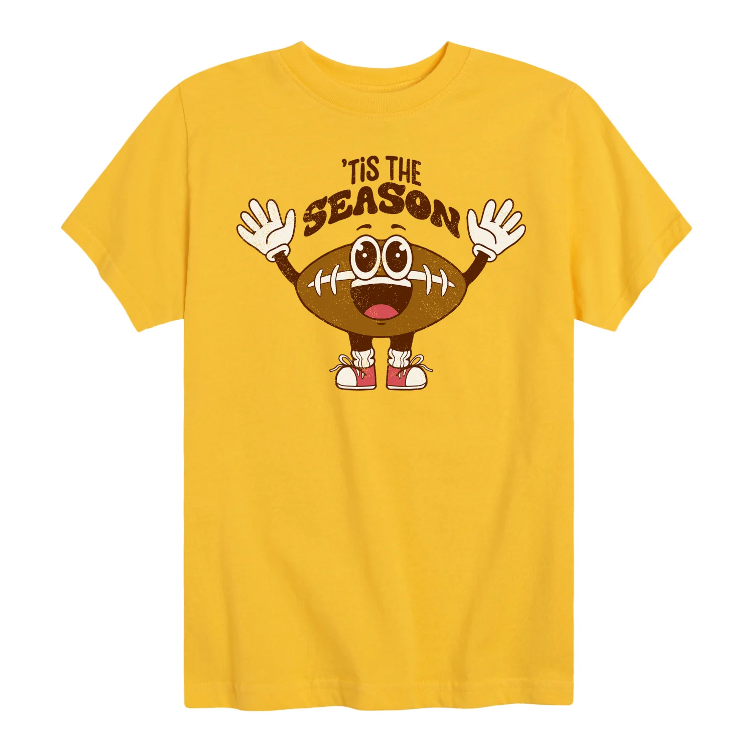Instant Message - Tis The Season Football - Toddler & Youth Short Sleeve Graphic T-Shirt