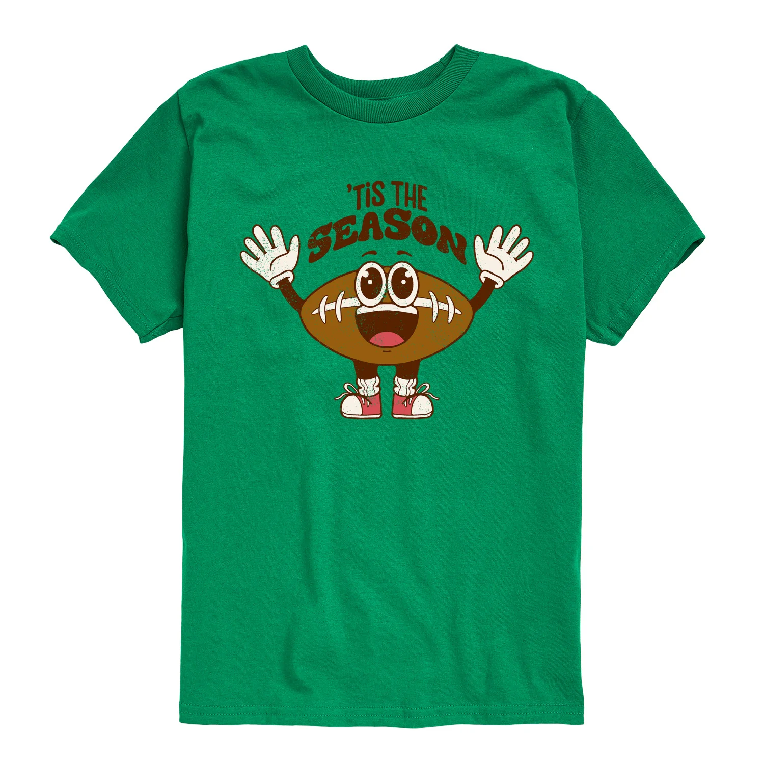 Instant Message - Tis The Season Football - Toddler & Youth Short Sleeve Graphic T-Shirt - Image 3