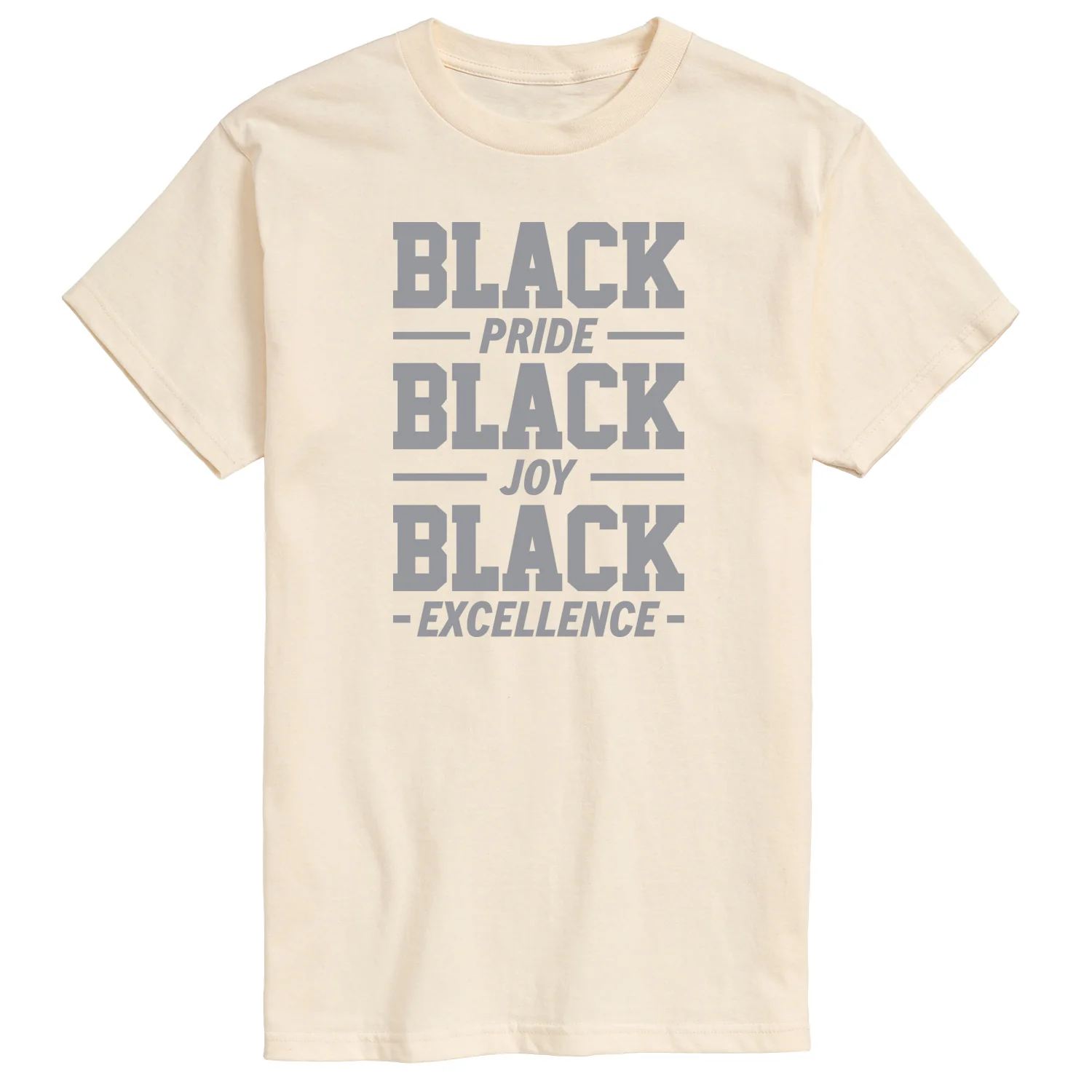 Instant Message - Black Pride Joy Excellence - Men's Short Sleeve Graphic T-Shirt - Image 2