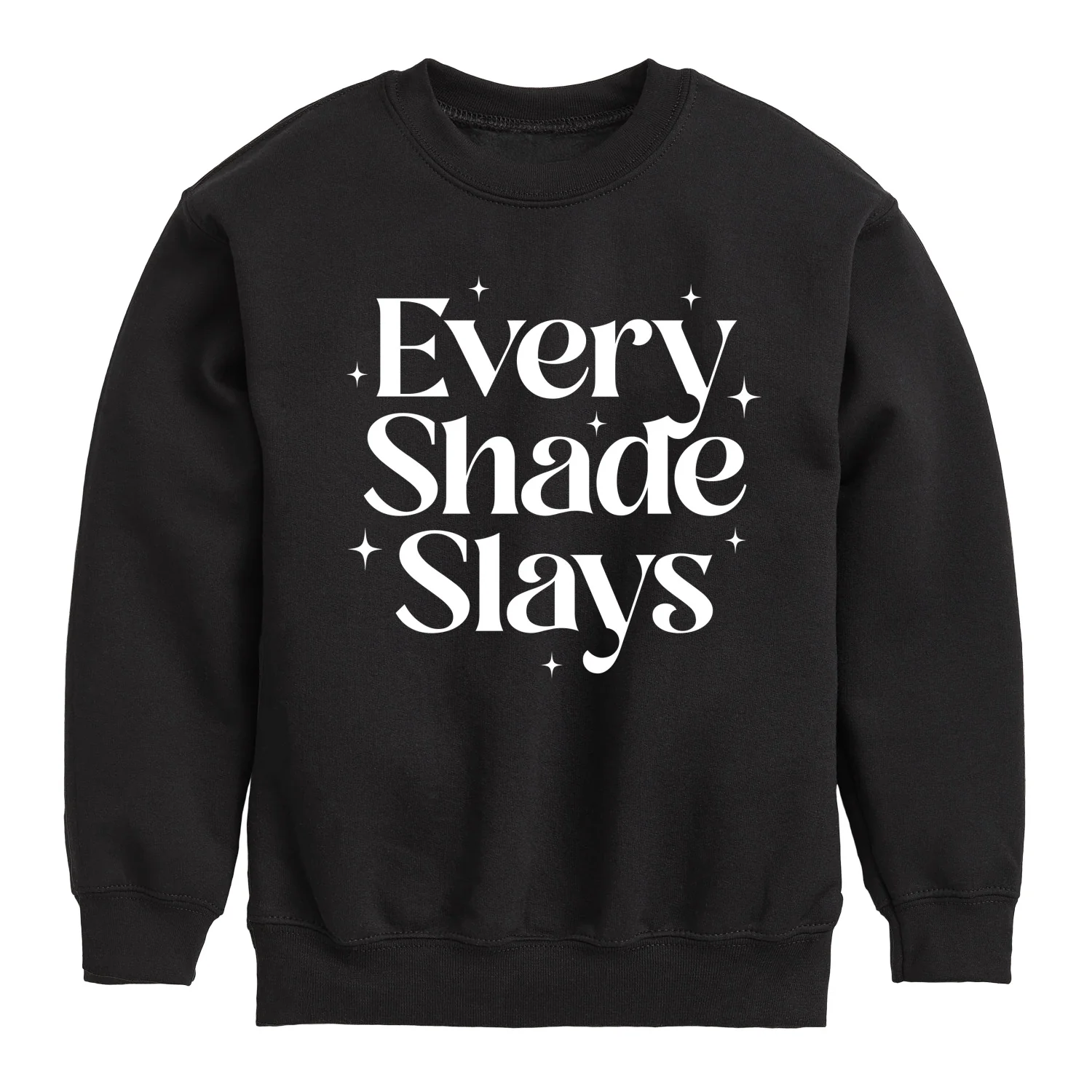 Instant Message - Every Shade Slays - Toddler & Youth Crewneck Fleece Sweatshirt - Image 2