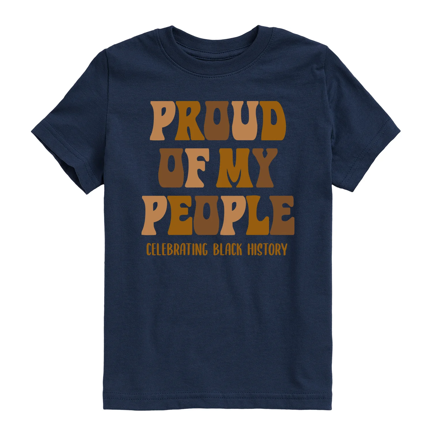Instant Message - Proud of my People - Youth Boys Short Sleeve Graphic T-Shirt - Image 2