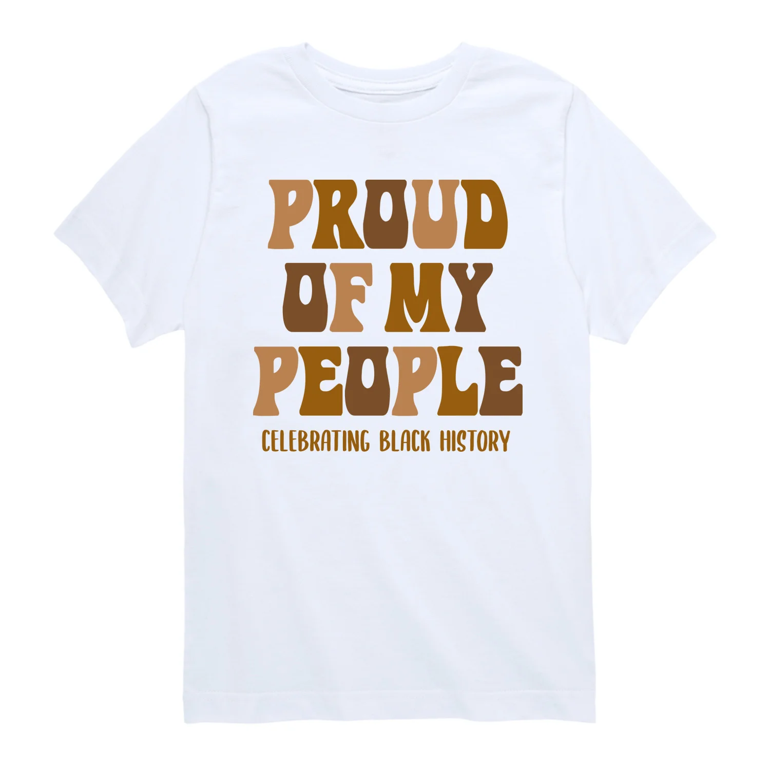 Instant Message - Proud of my People - Youth Boys Short Sleeve Graphic T-Shirt - Image 3