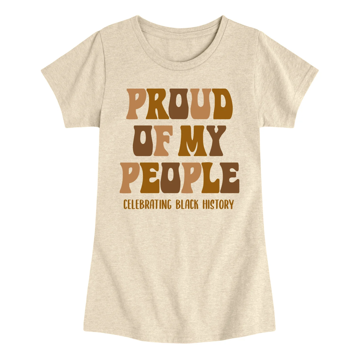 Instant Message - Proud of my People - Youth Girls Fitted Short Sleeve T-Shirt