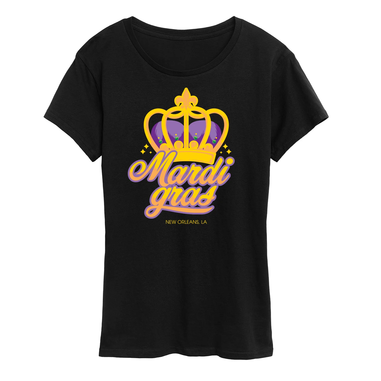 Instant Message - Mardi Crown - Women's Short Sleeve Graphic T-Shirt