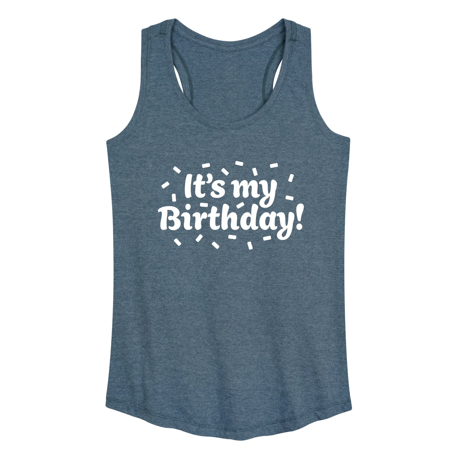 Instant Message - It's My Birthday - Women's Racerback Tank Top - Image 2