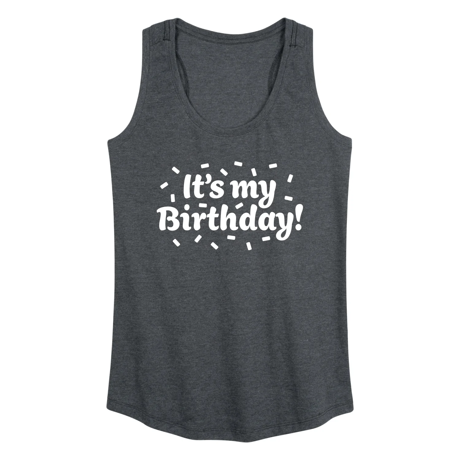Instant Message - It's My Birthday - Women's Racerback Tank Top - Image 3