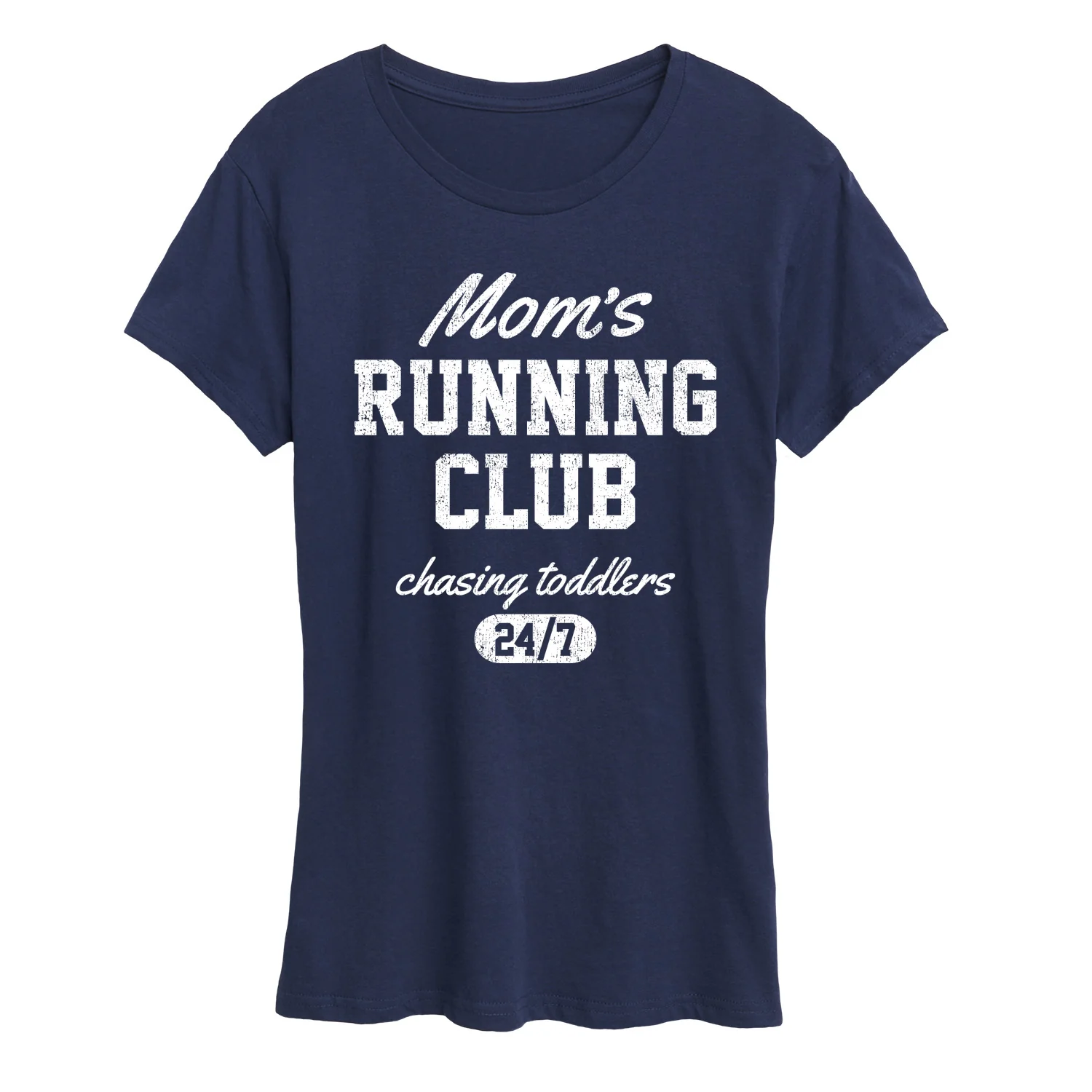 Instant Message - Mom's Running Club - Women's Short Sleeve Graphic T-Shirt - Image 9