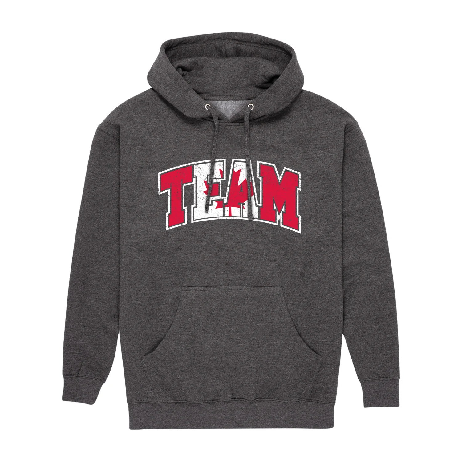 Instant Message - Team Canada - Men's Pullover Hooded Fleece Sweatshirt - Image 3