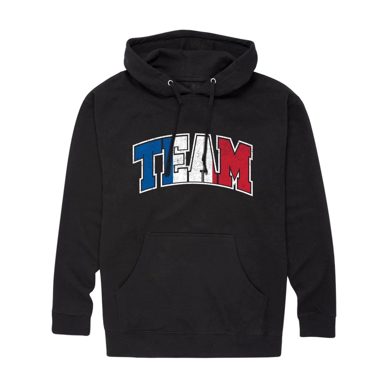 Instant Message - Team France - Men's Pullover Hooded Fleece Sweatshirt - Image 2
