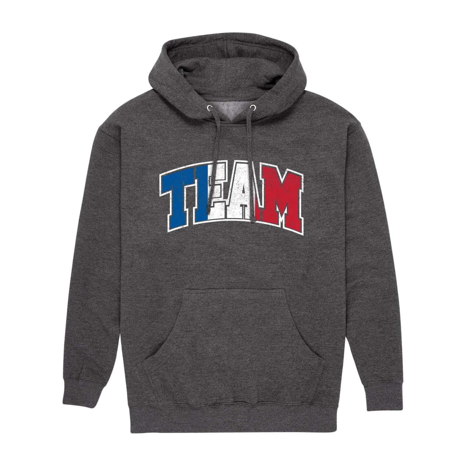 Instant Message - Team France - Men's Pullover Hooded Fleece Sweatshirt - Image 3
