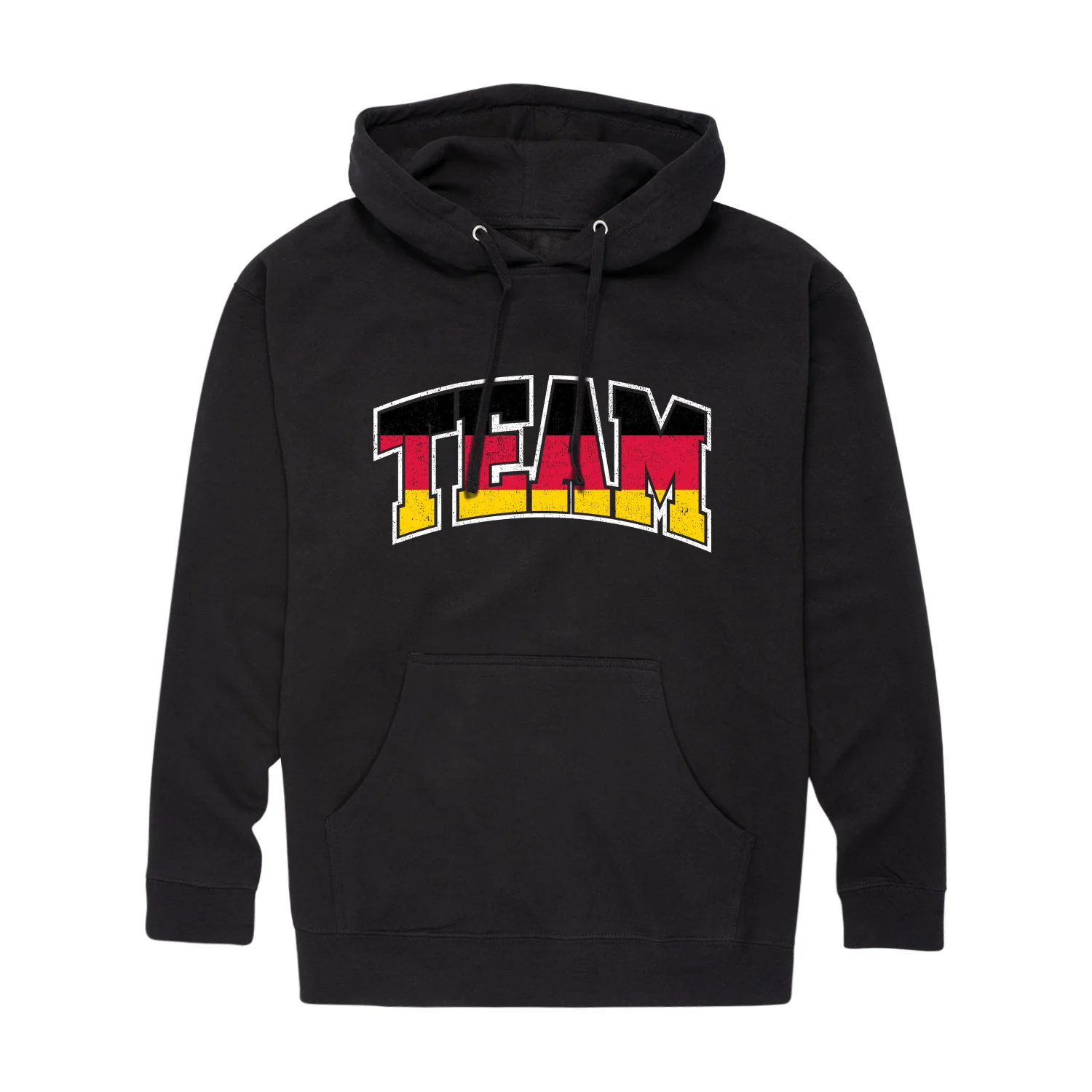 Instant Message - Team Germany - Men's Pullover Hooded Fleece Sweatshirt - Image 2