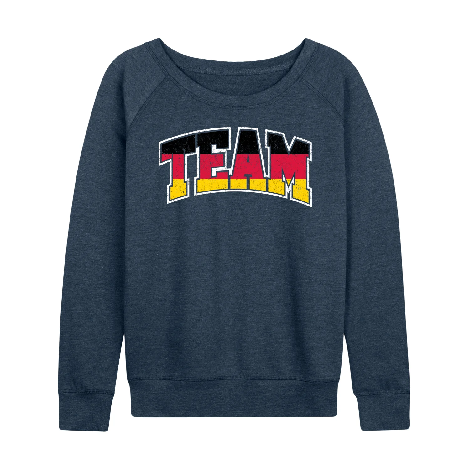 Instant Message - Team Germany - Women's Lightweight French Terry Long Sleeve Shirt - Image 2
