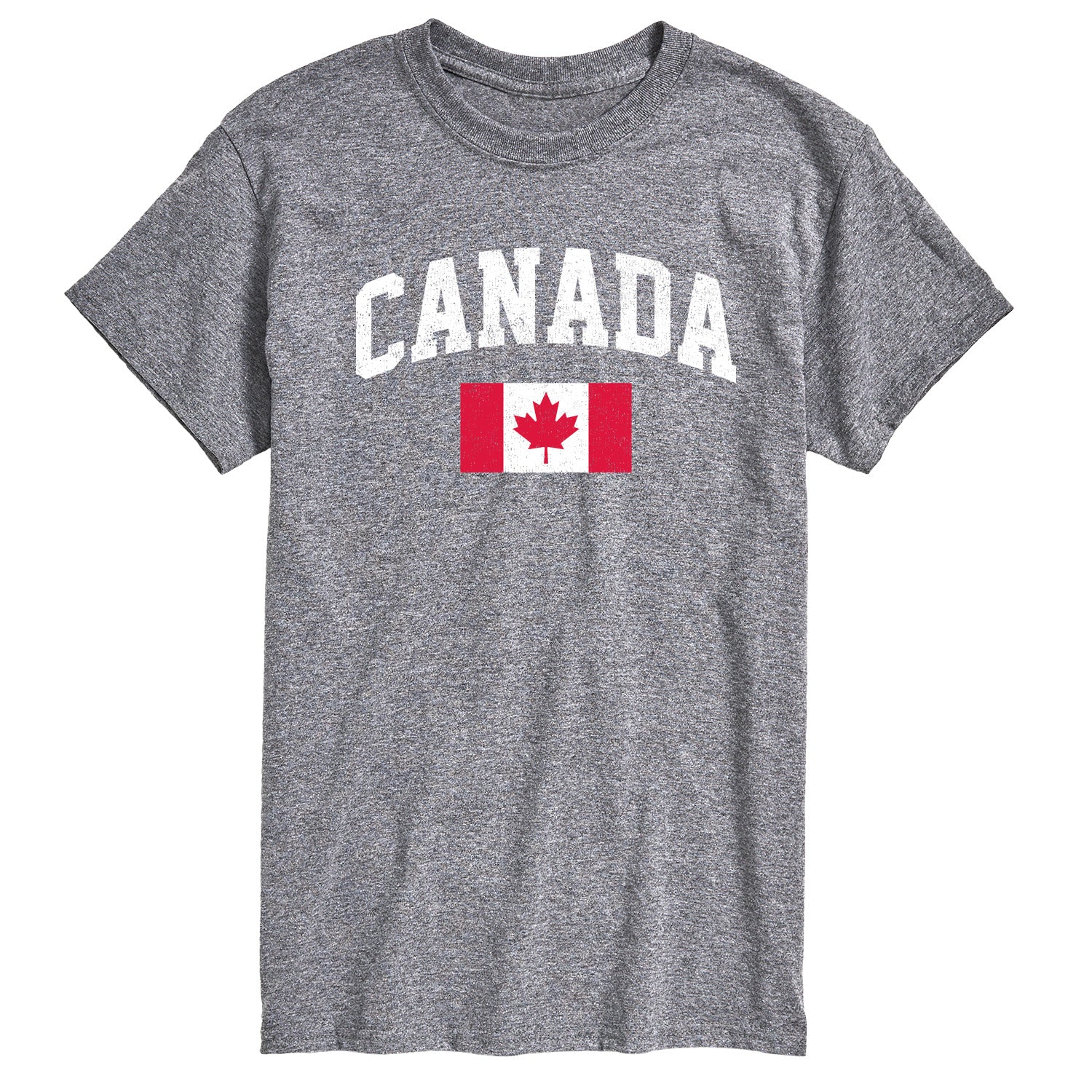 Instant Message - Canada Flag - Men's Short Sleeve Graphic T-Shirt - Image 2