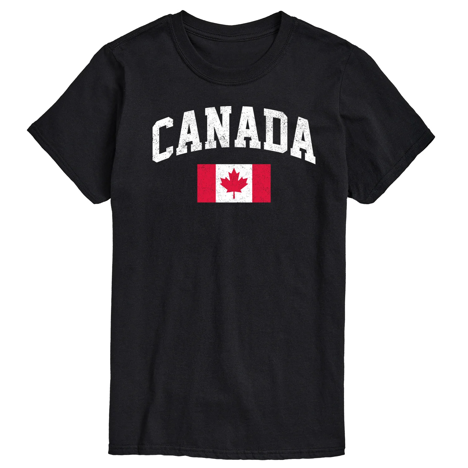 Instant Message - Canada Flag - Men's Short Sleeve Graphic T-Shirt - Image 3