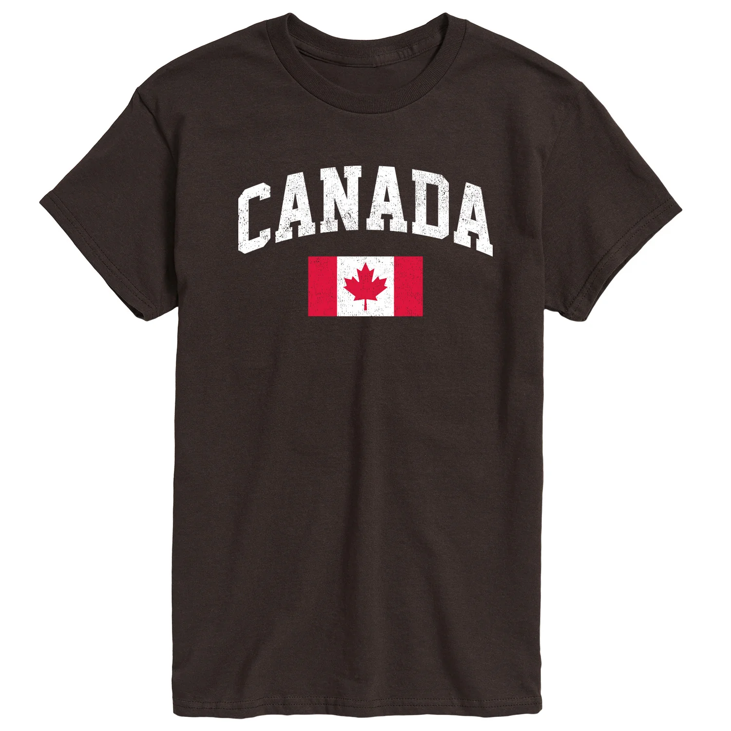 Instant Message - Canada Flag - Men's Short Sleeve Graphic T-Shirt - Image 4