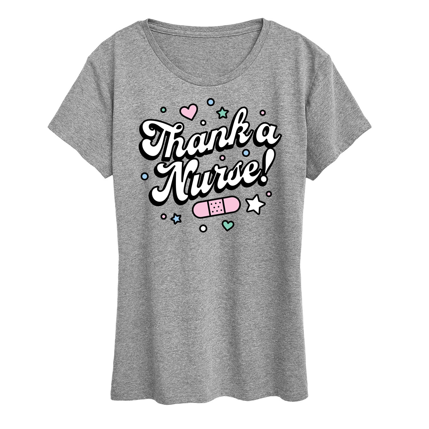 Instant Message - Thank A Nurse - Women's Short Sleeve Graphic T-Shirt