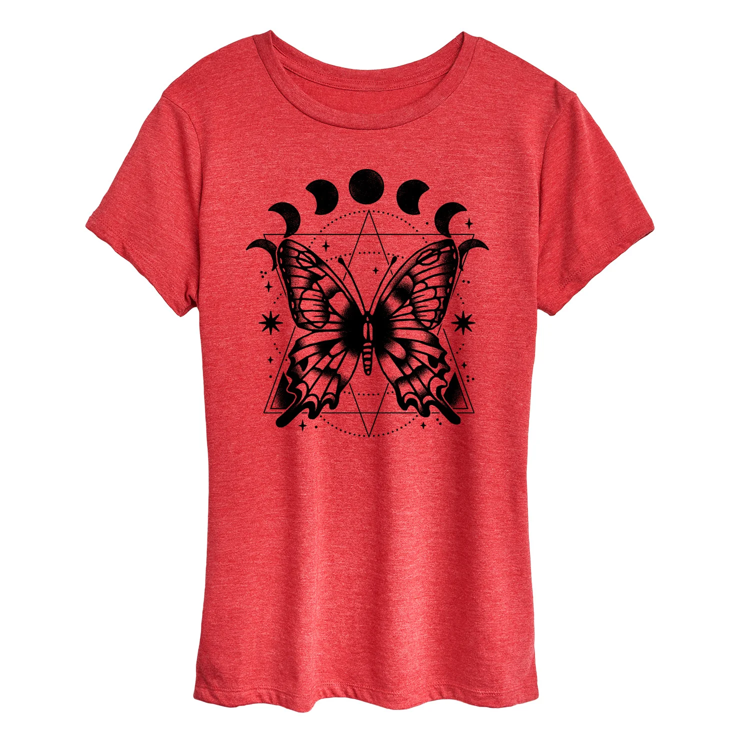 Instant Message - Celestial Butterfly - Women's Short Sleeve Graphic T-Shirt - Image 2
