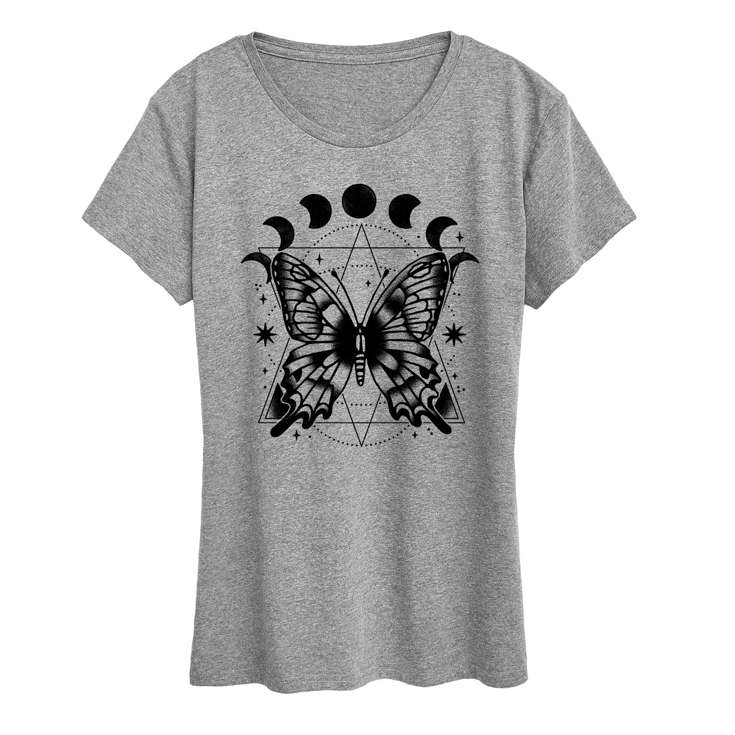 Instant Message - Celestial Butterfly - Women's Short Sleeve Graphic T-Shirt - Image 4