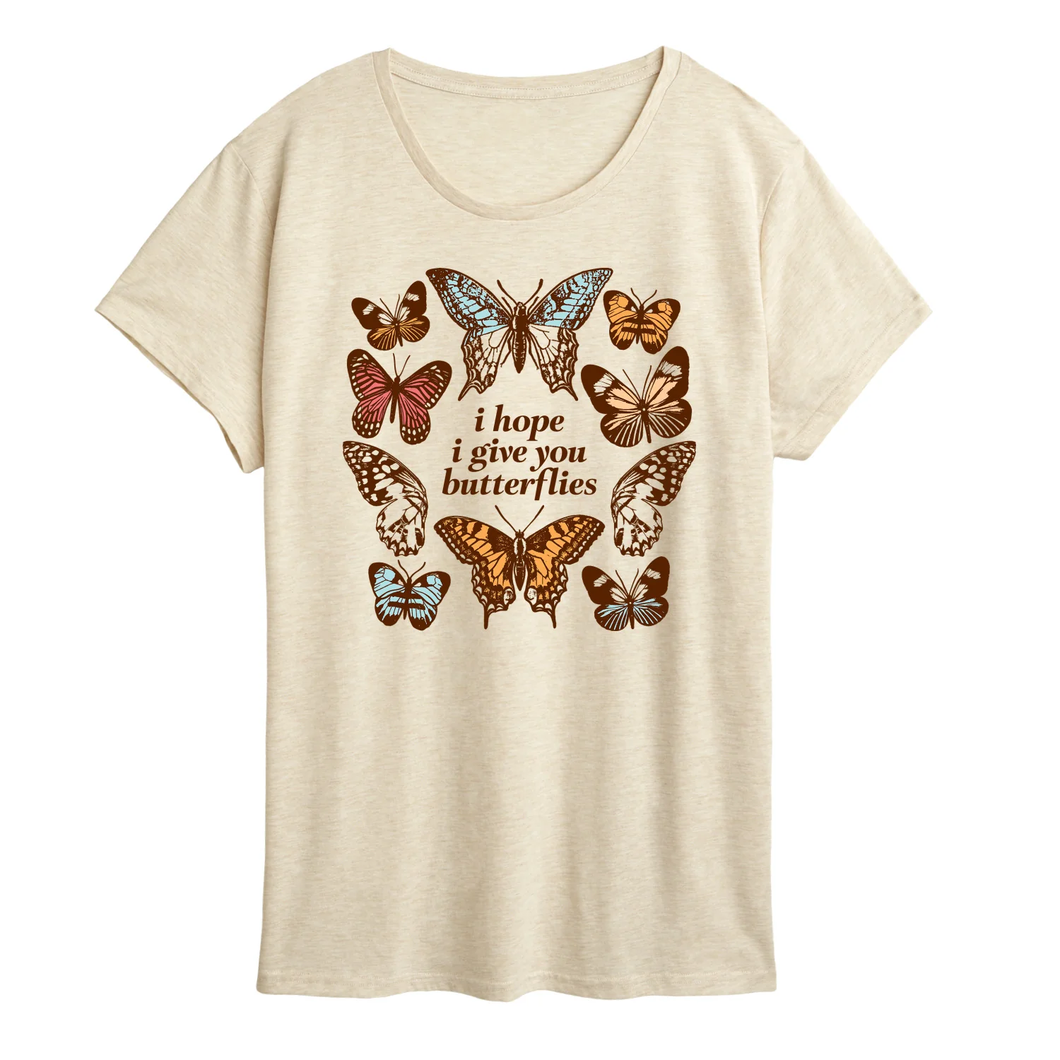 Instant Message - Give You Butterflies - Women's Short Sleeve Graphic T-Shirt - Image 2