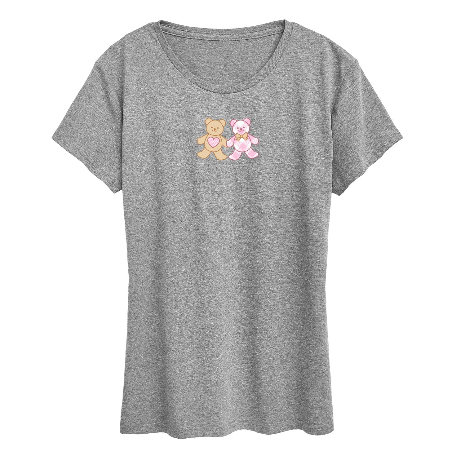 Instant Message - Bear Patches - Women's Short Sleeve Graphic T-Shirt - Image 2