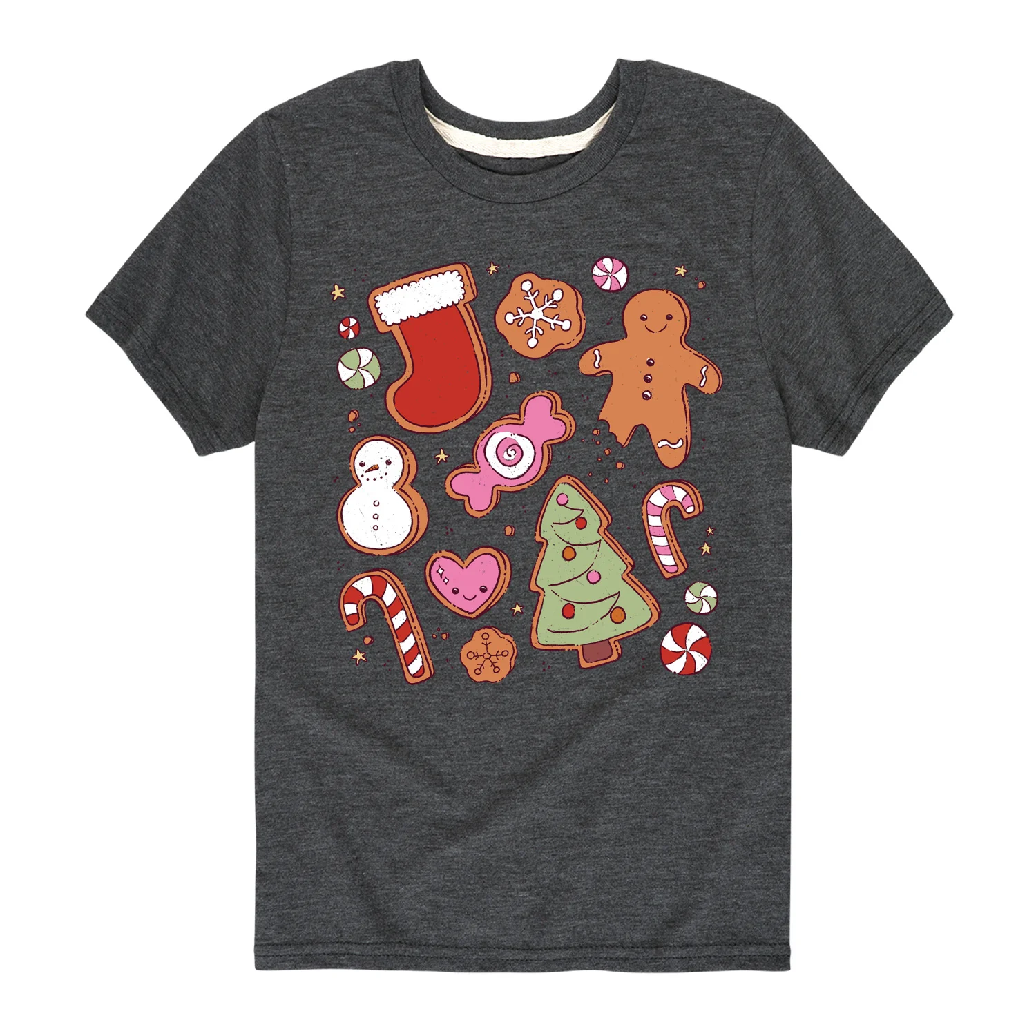 Instant Message - Kawaii Christmas Treats - Toddler And Youth Short Sleeve Graphic T-Shirt - Image 5