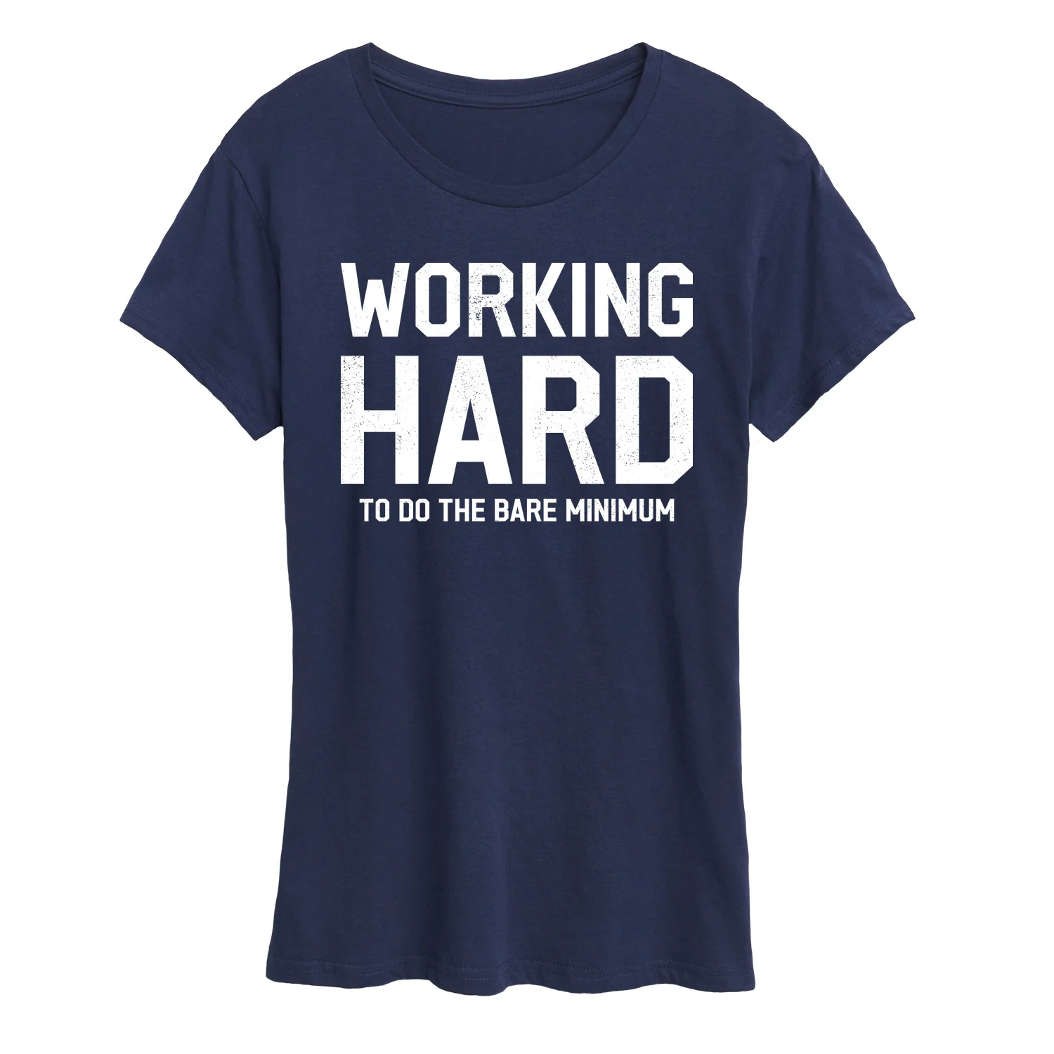 Instant Message - Working Hard - Women's Short Sleeve Graphic T-Shirt
