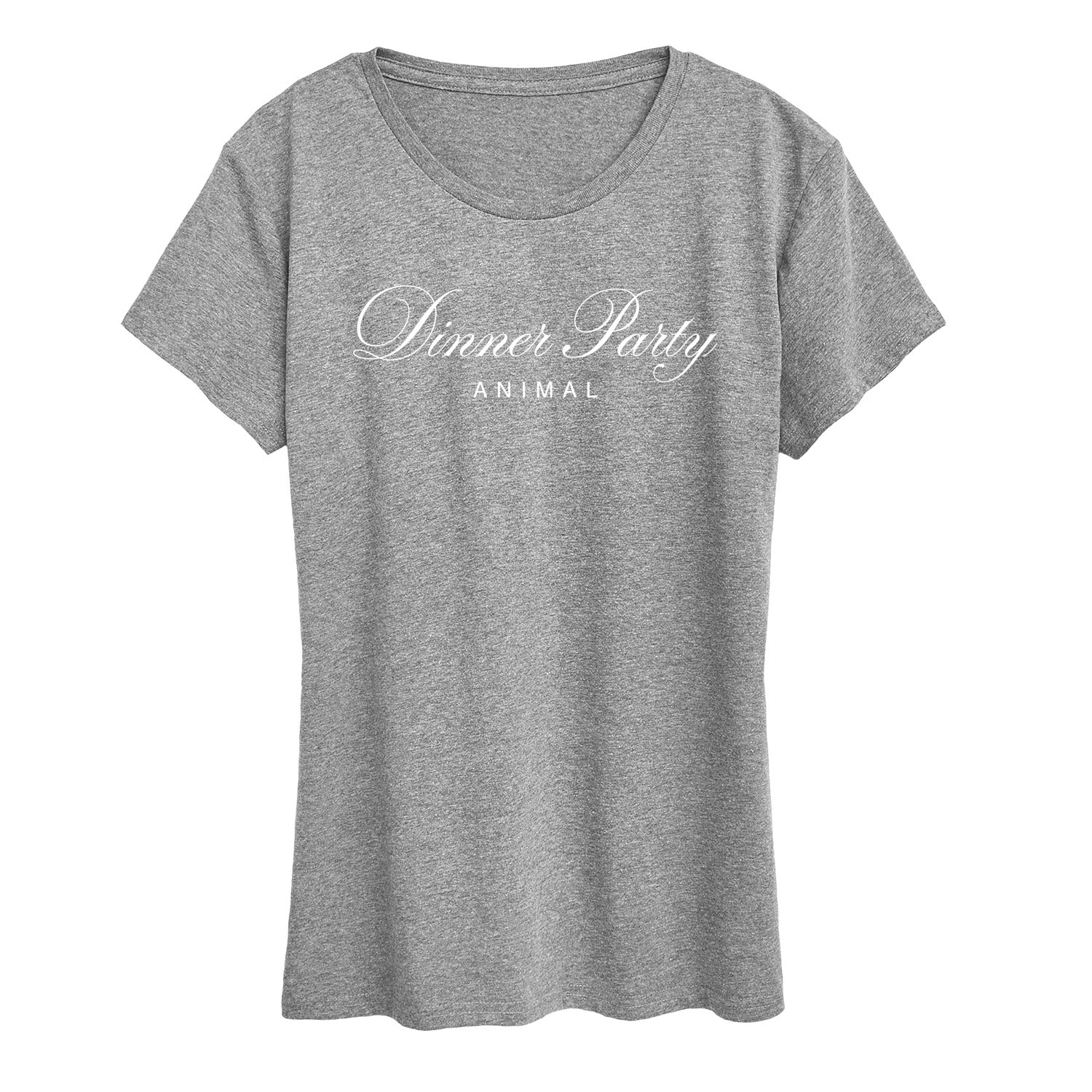 Instant Message - Dinner Party Animal - Women's SHORT SLEEVE Graphic T-shirt - Image 4