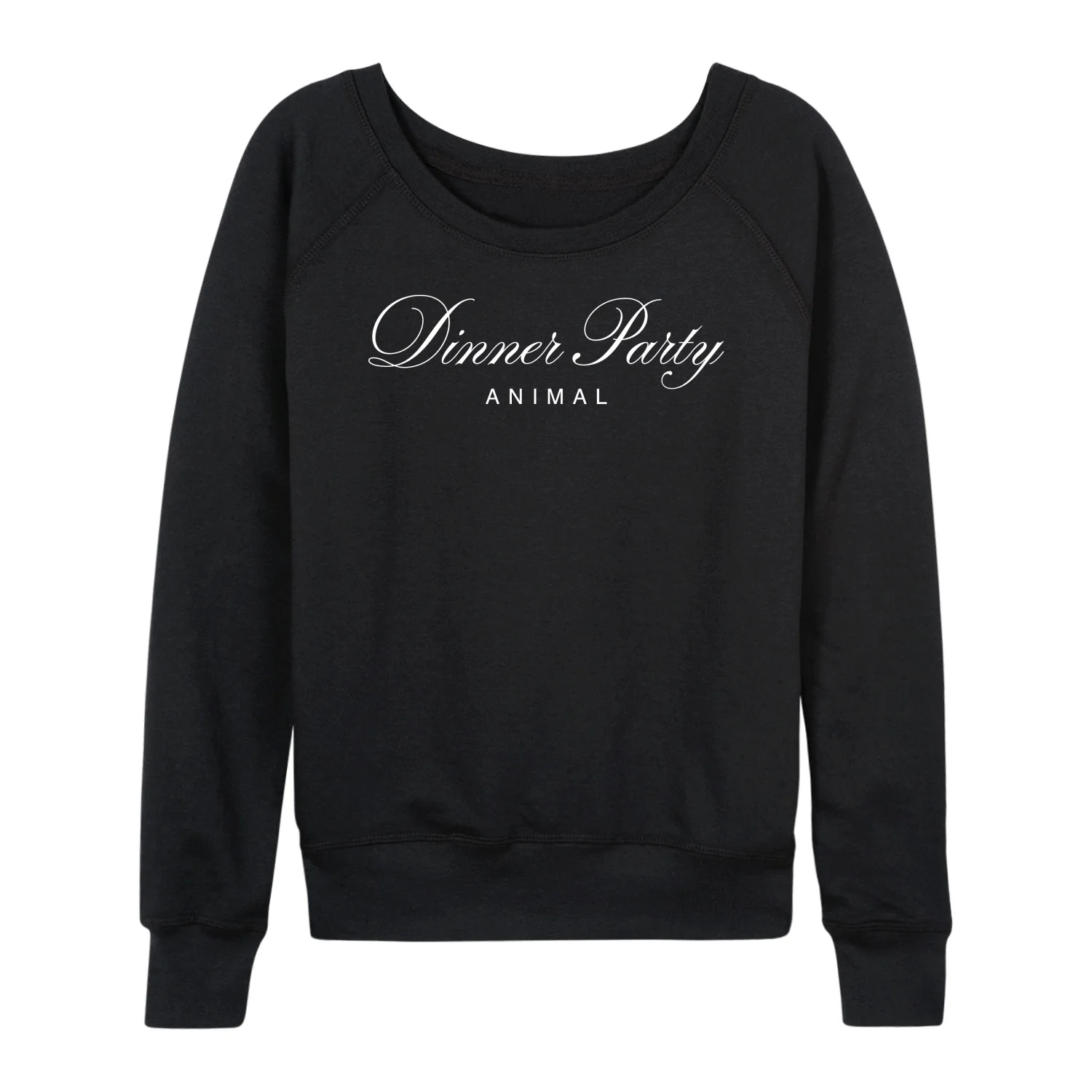 Instant Message - Dinner Party Animal - Women's French Terry Long Sleeve Shirt