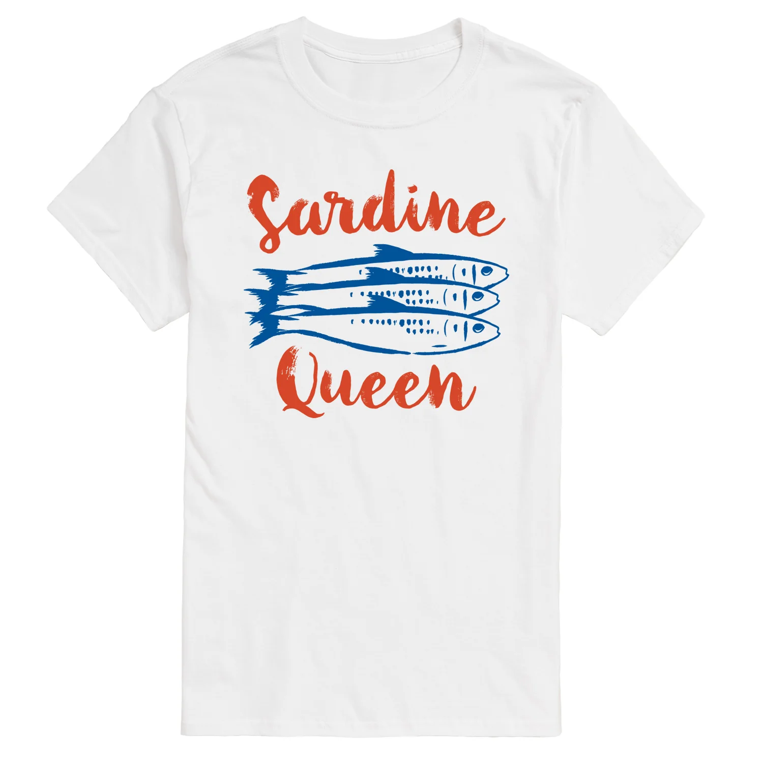 Instant Message - Sardine Queen - Men's Short Sleeve Graphic T-Shirt - Image 2