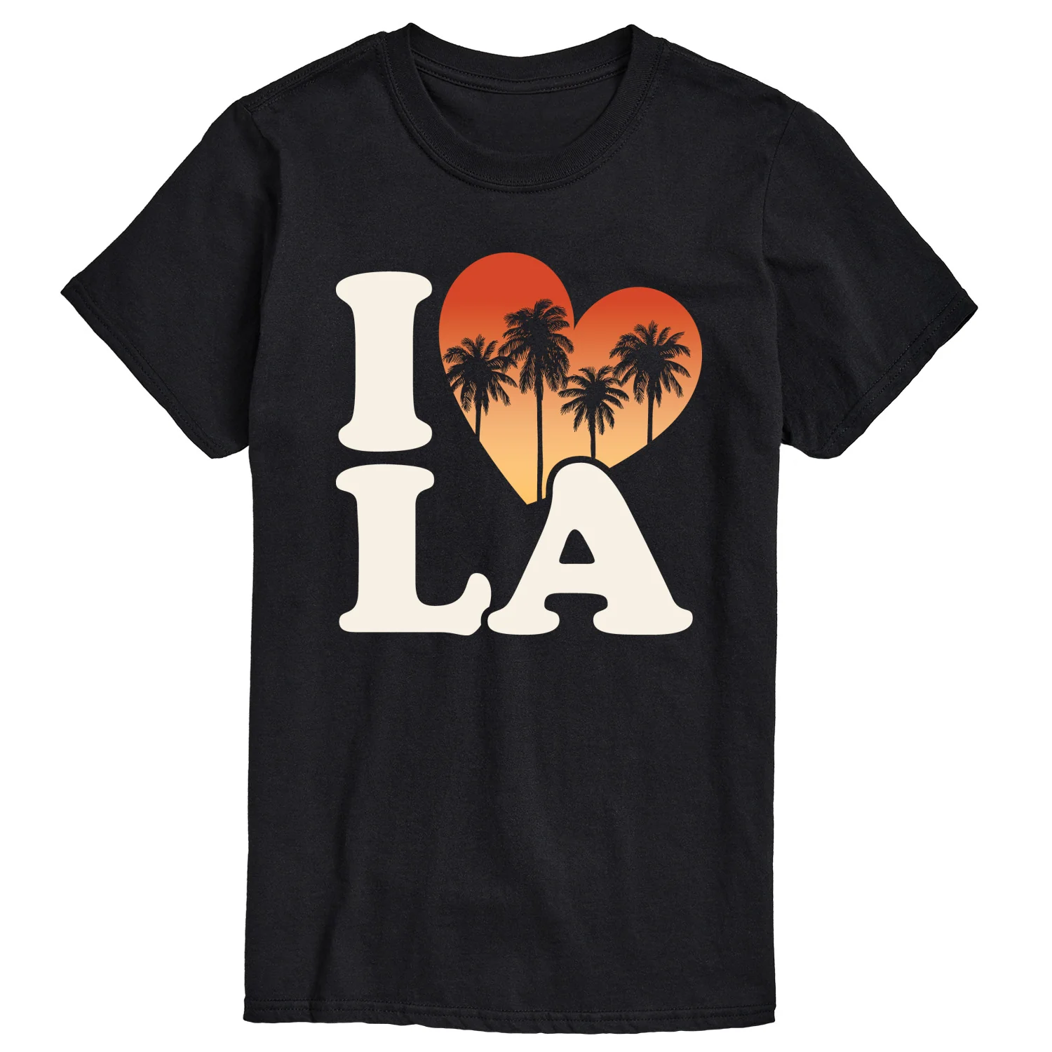 Instant Message - I Love LA - Men's Short Sleeve Graphic T-Shirt