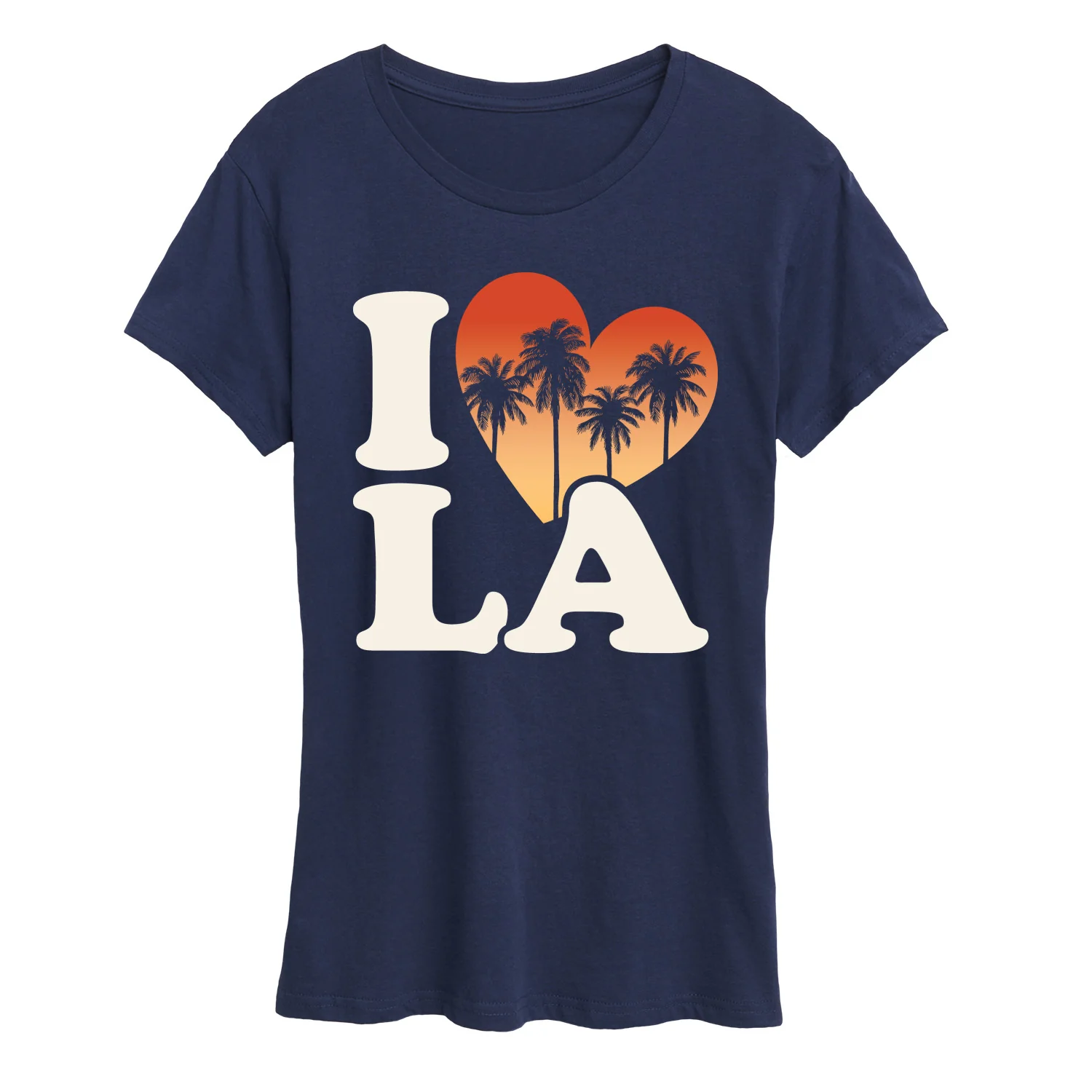 Instant Message - I Love LA - Women's Short Sleeve Graphic T-Shirt