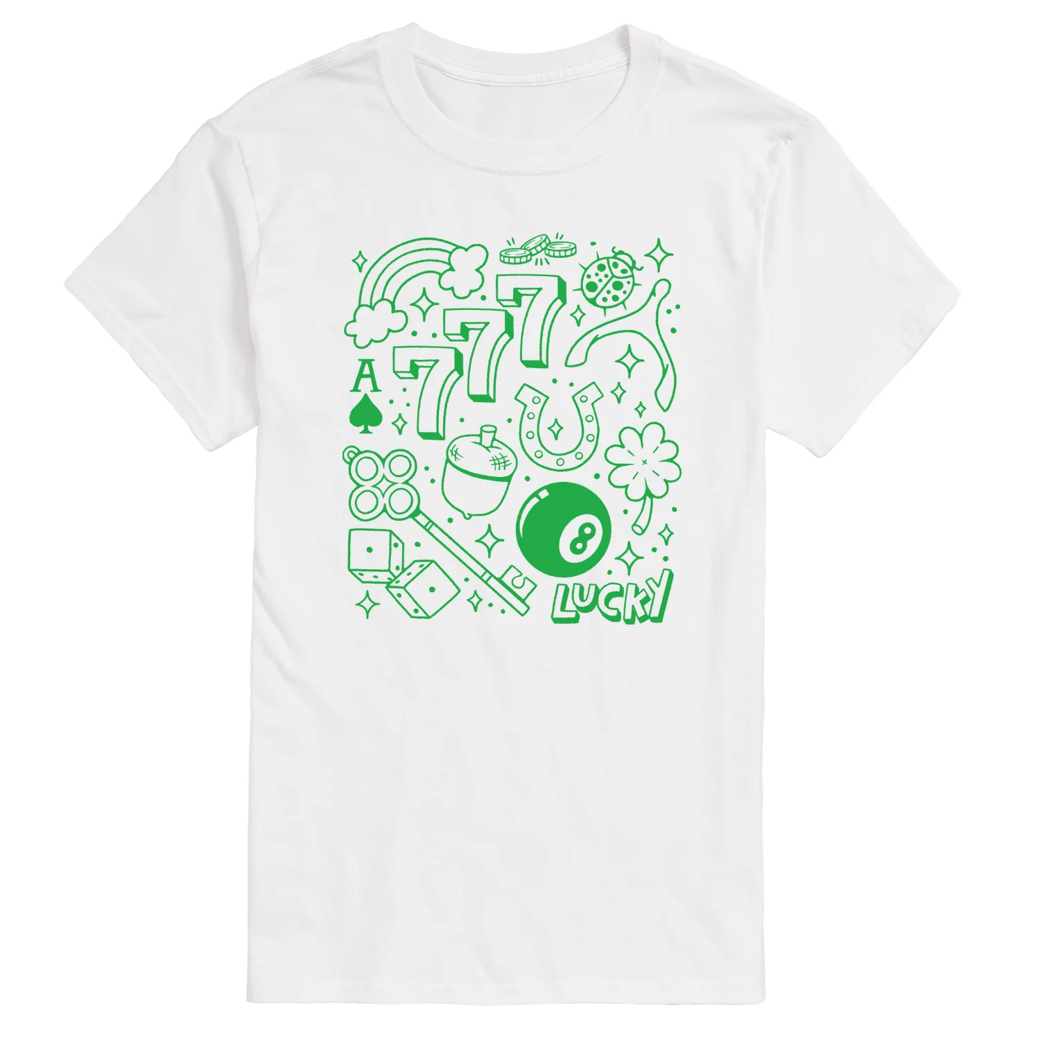Instant Message - Lucky Cluster - Men's Short Sleeve Graphic T-Shirt