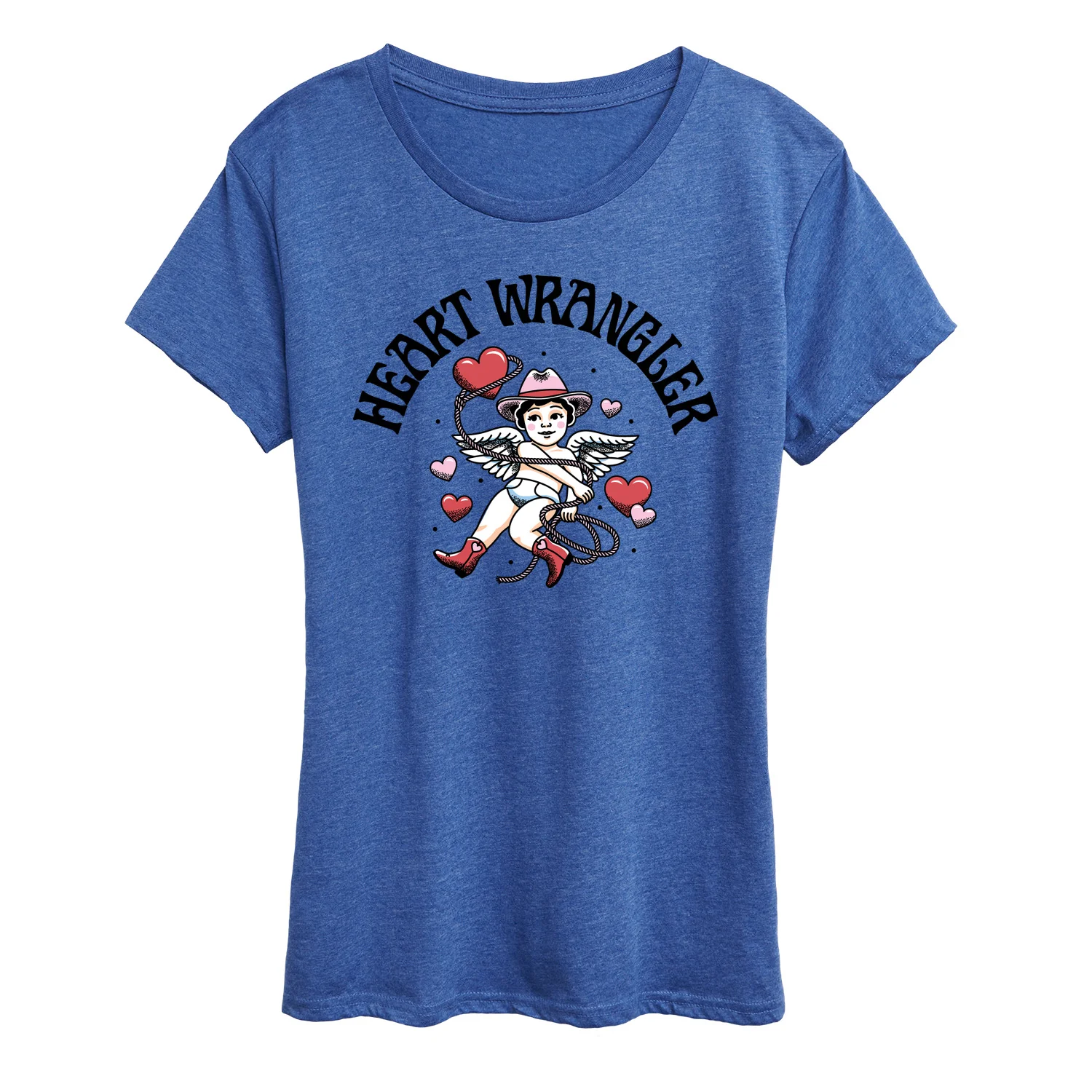 Instant Message - Heart Wrangler - Women's Short Sleeve Graphic T-Shirt - Image 7