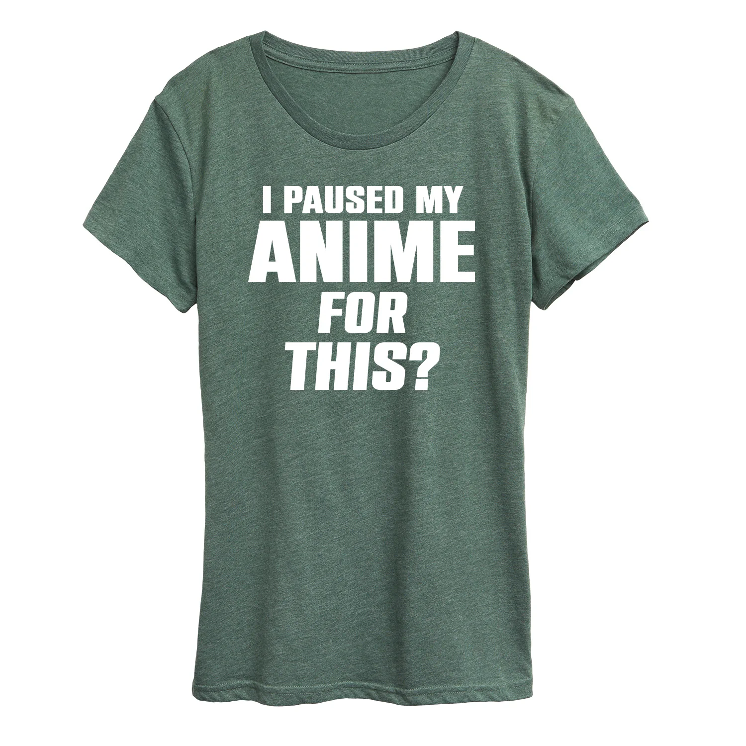 Instant Message - I Paused My Anime For This - Women's Short Sleeve Graphic T-Shirt - Image 4