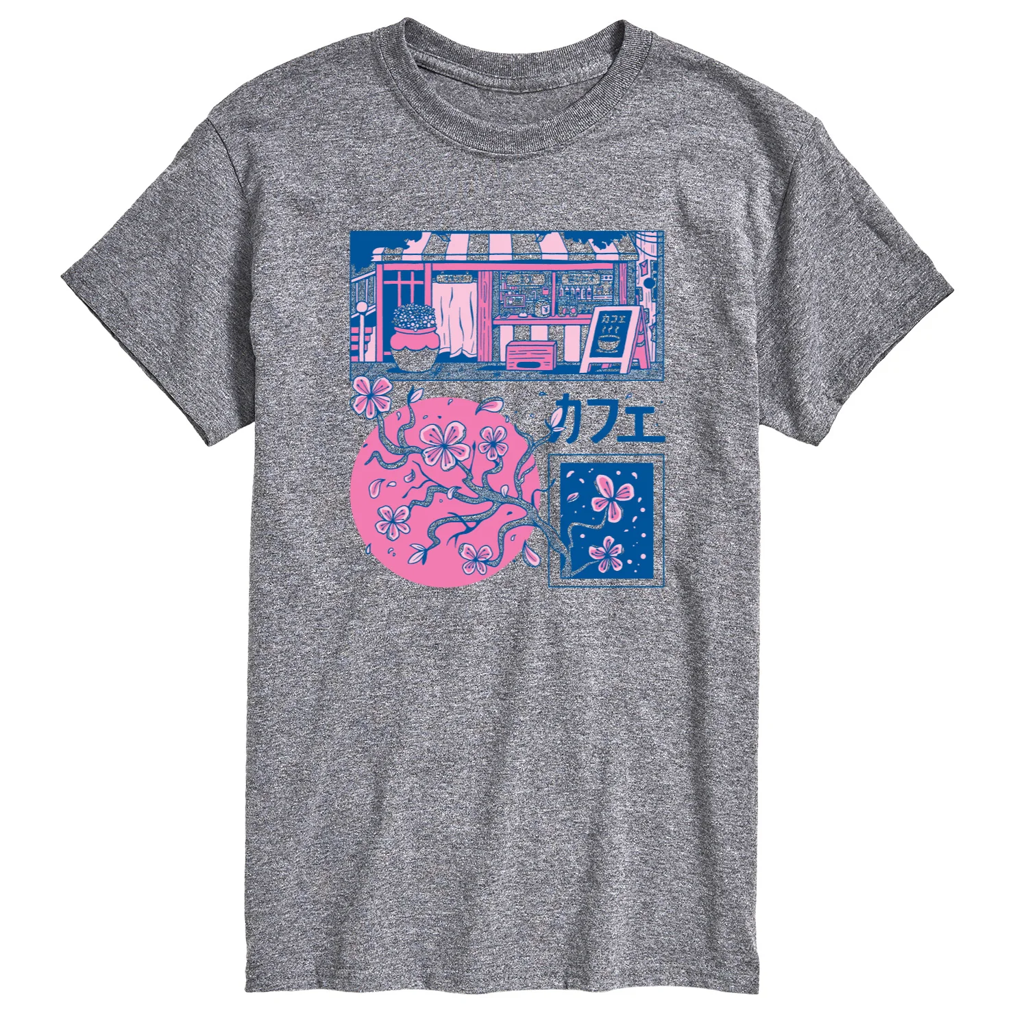 Instant Message - Japanese Panels - Men's Short Sleeve Graphic T-Shirt
