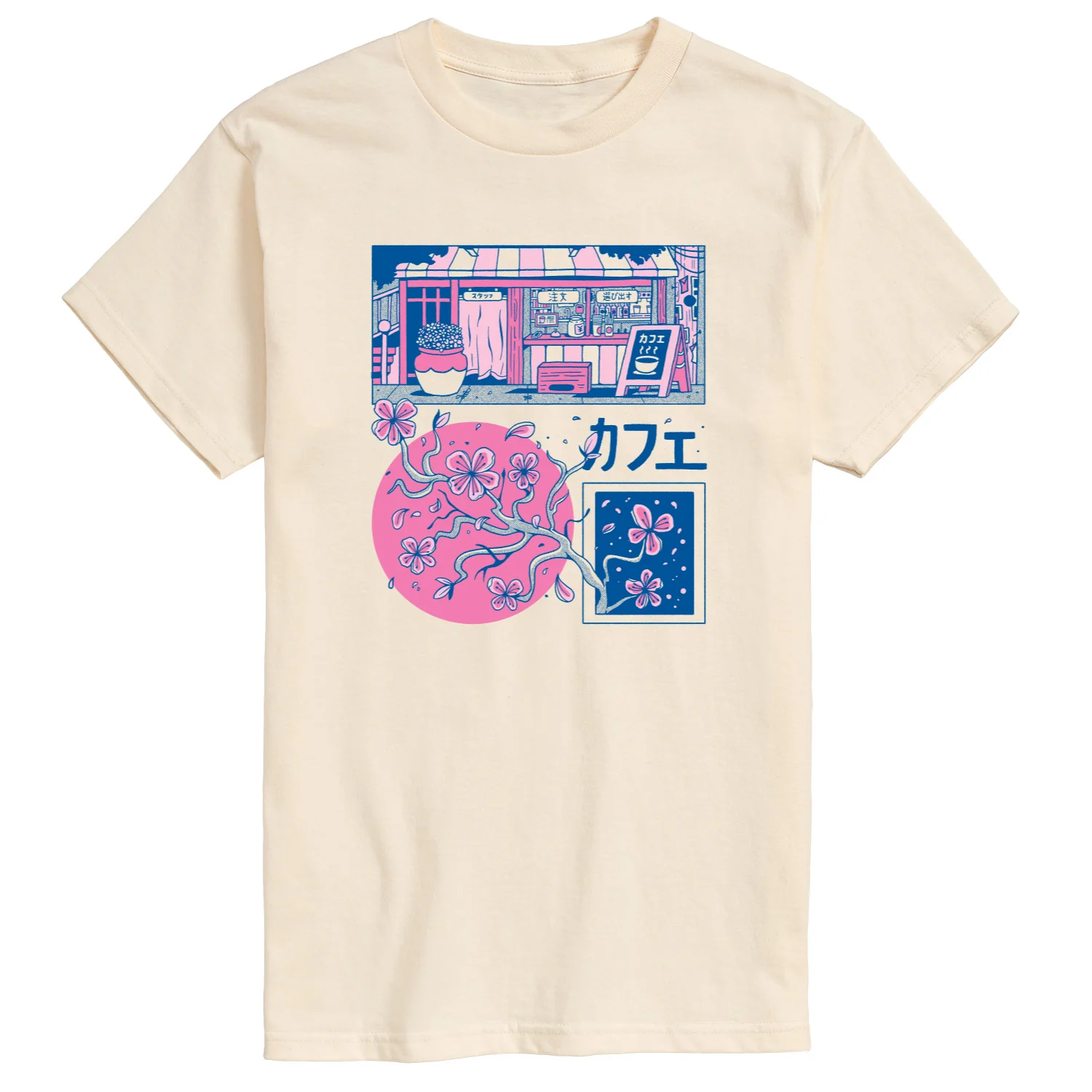 Instant Message - Japanese Panels - Men's Short Sleeve Graphic T-Shirt - Image 2
