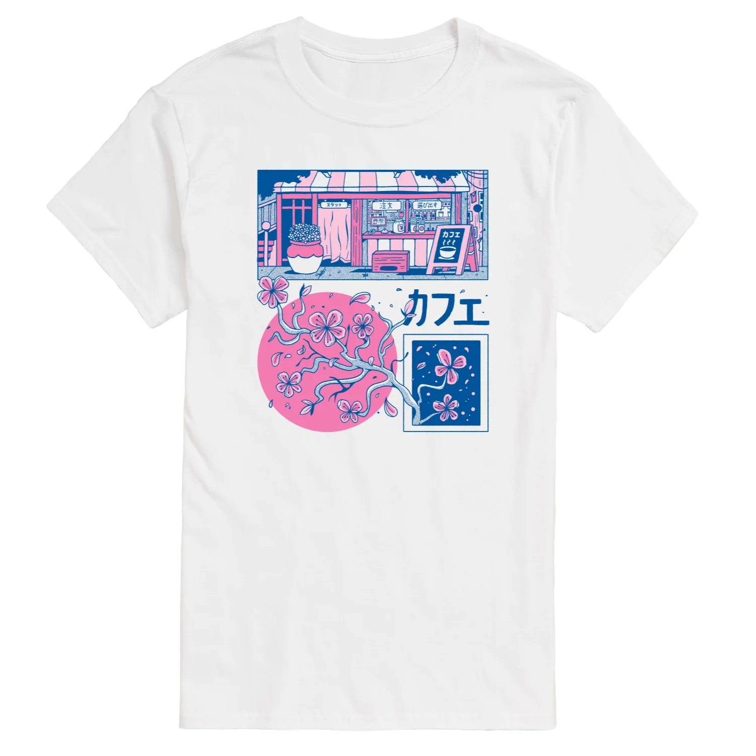 Instant Message - Japanese Panels - Men's Short Sleeve Graphic T-Shirt - Image 3