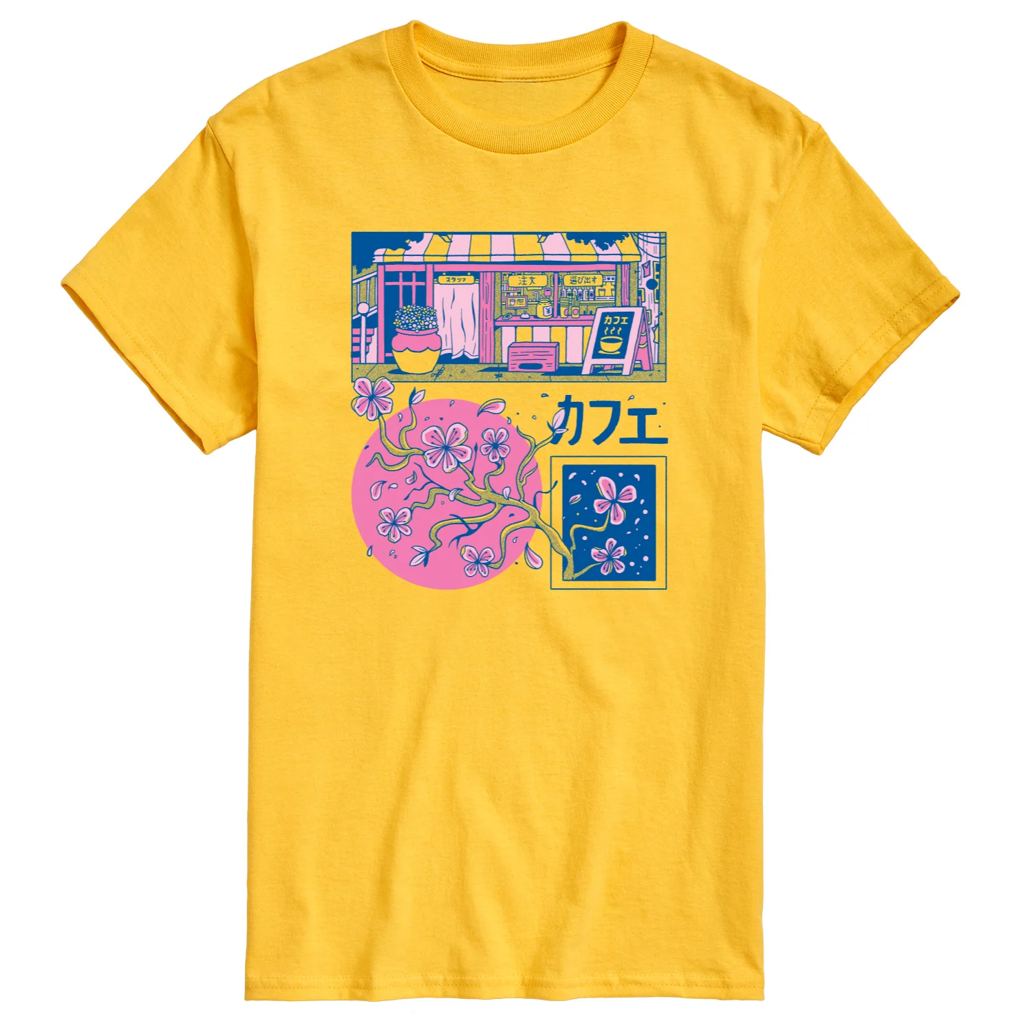 Instant Message - Japanese Panels - Men's Short Sleeve Graphic T-Shirt - Image 4