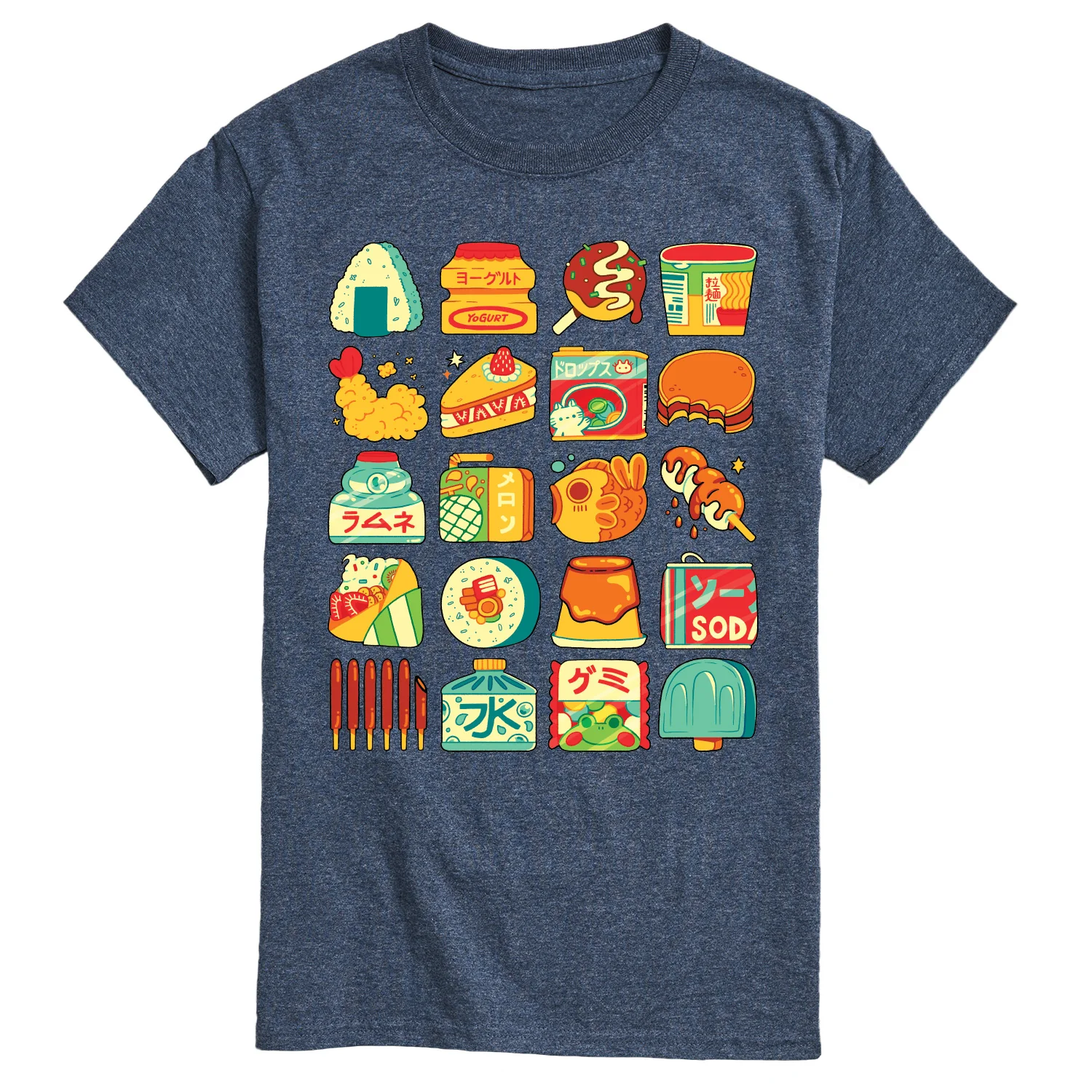 Instant Message - Japanese Snacks - Men's Short Sleeve Graphic T-Shirt - Image 2