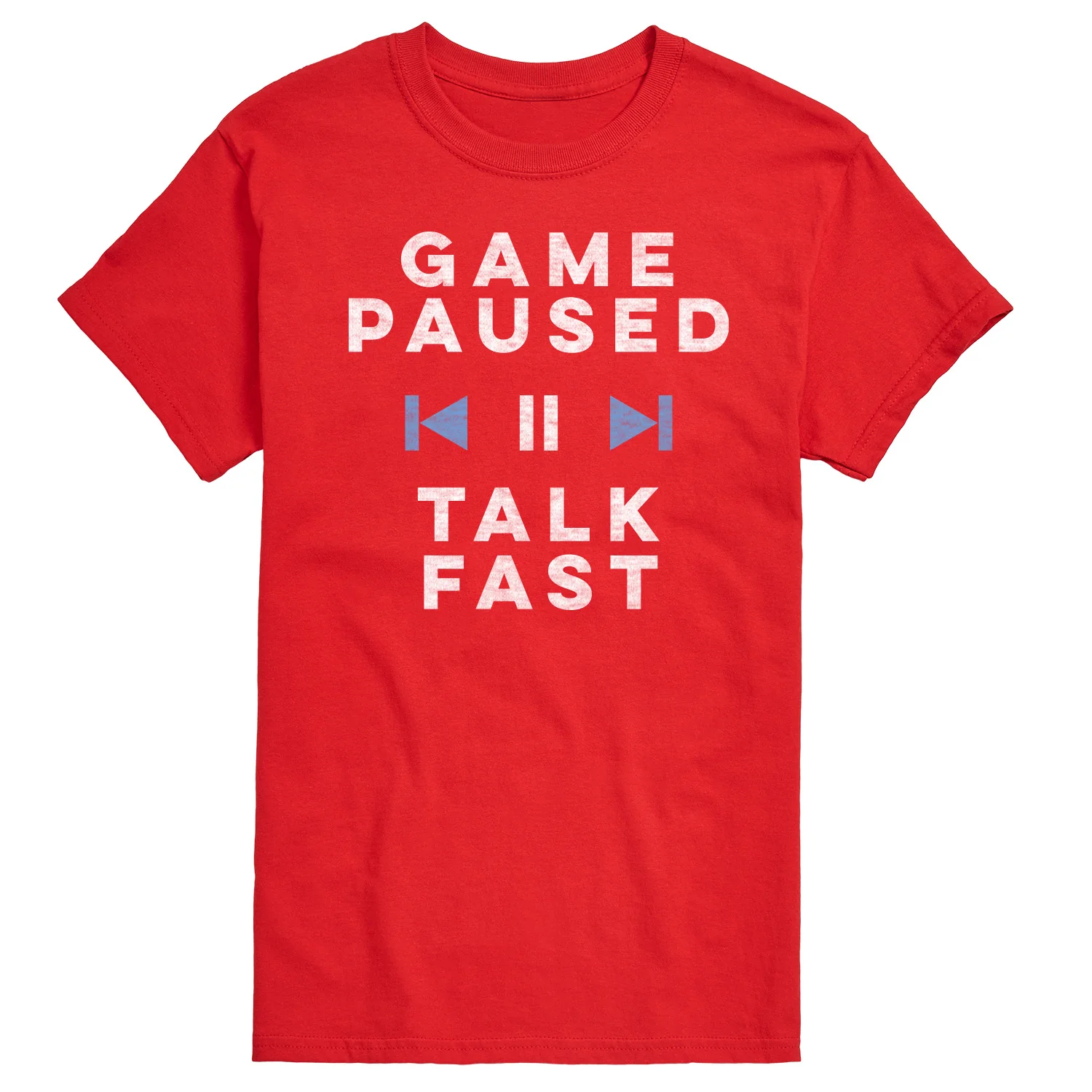Instant Message - Game Paused Talk Fast - Men's Short Sleeve Graphic T-Shirt - Image 6